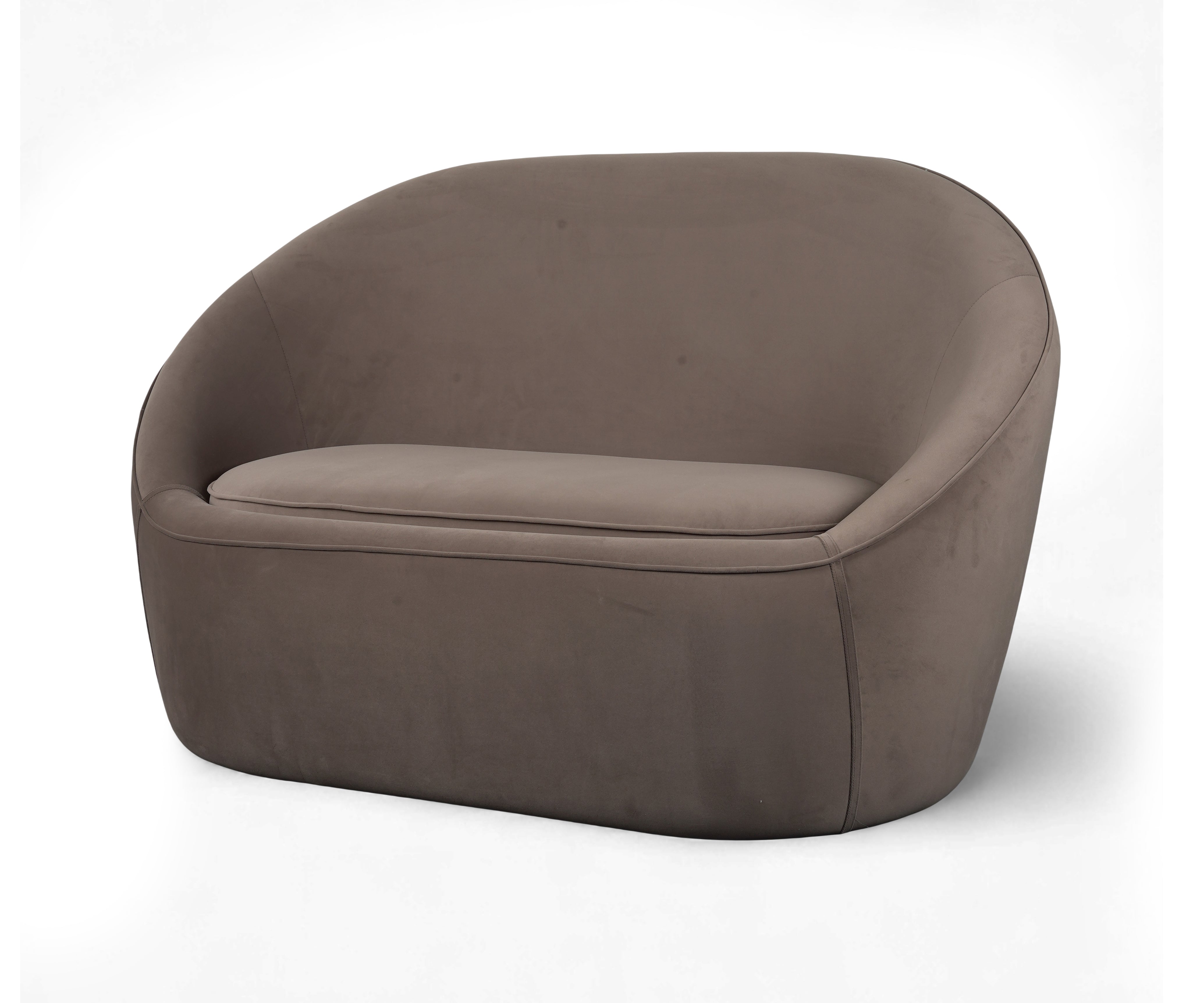 Cloud Curve Velvet 2 Seater Sofa