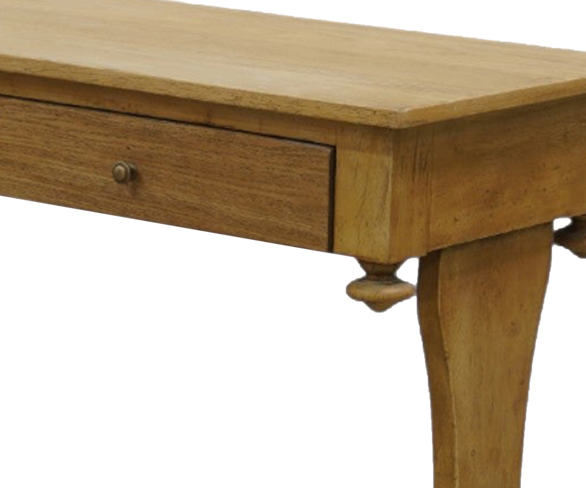 Heritage Wood Study Table with 2 Drawers and Trestle Base
