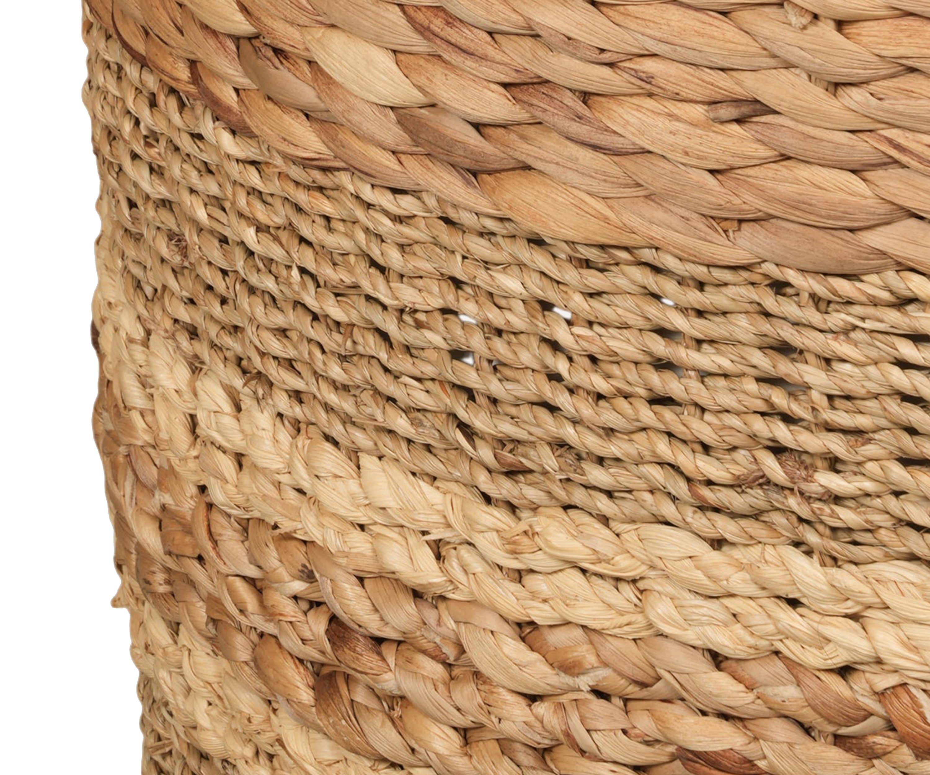 Round Jute Ottoman Stool