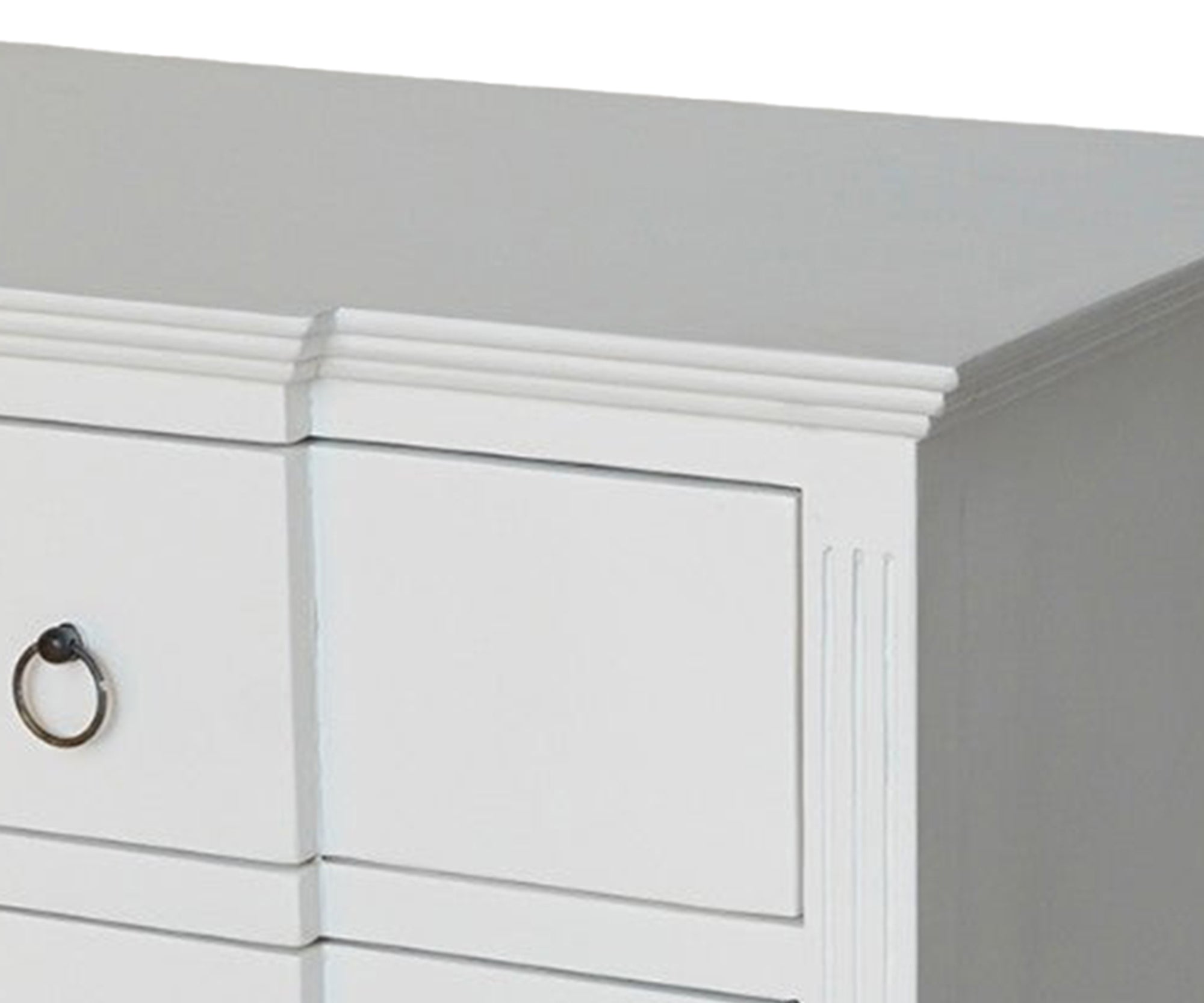 Modern Classic White 3-Drawer Chest of Drawers