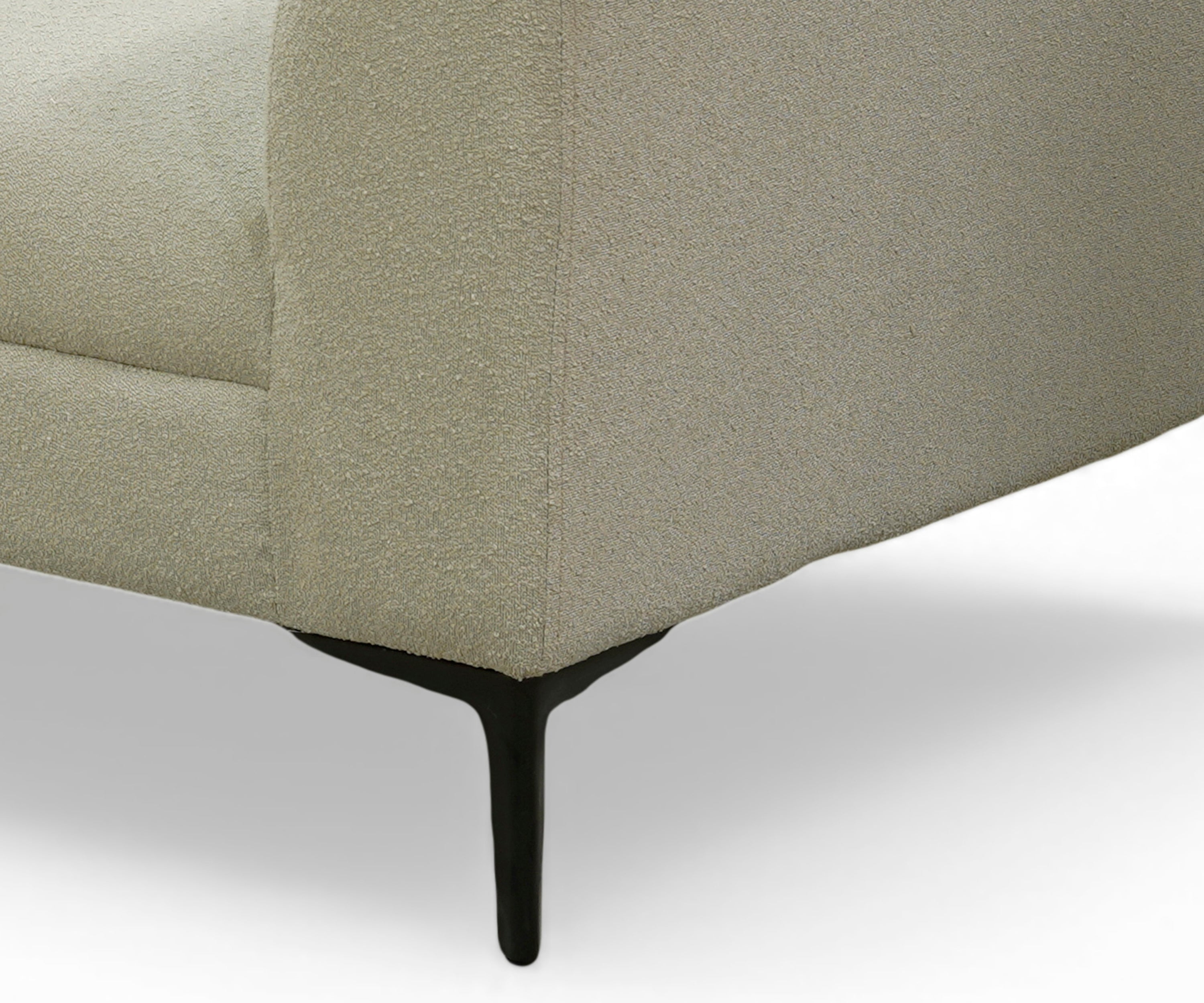 Modern Lounge 3 Seater Cream Sofa