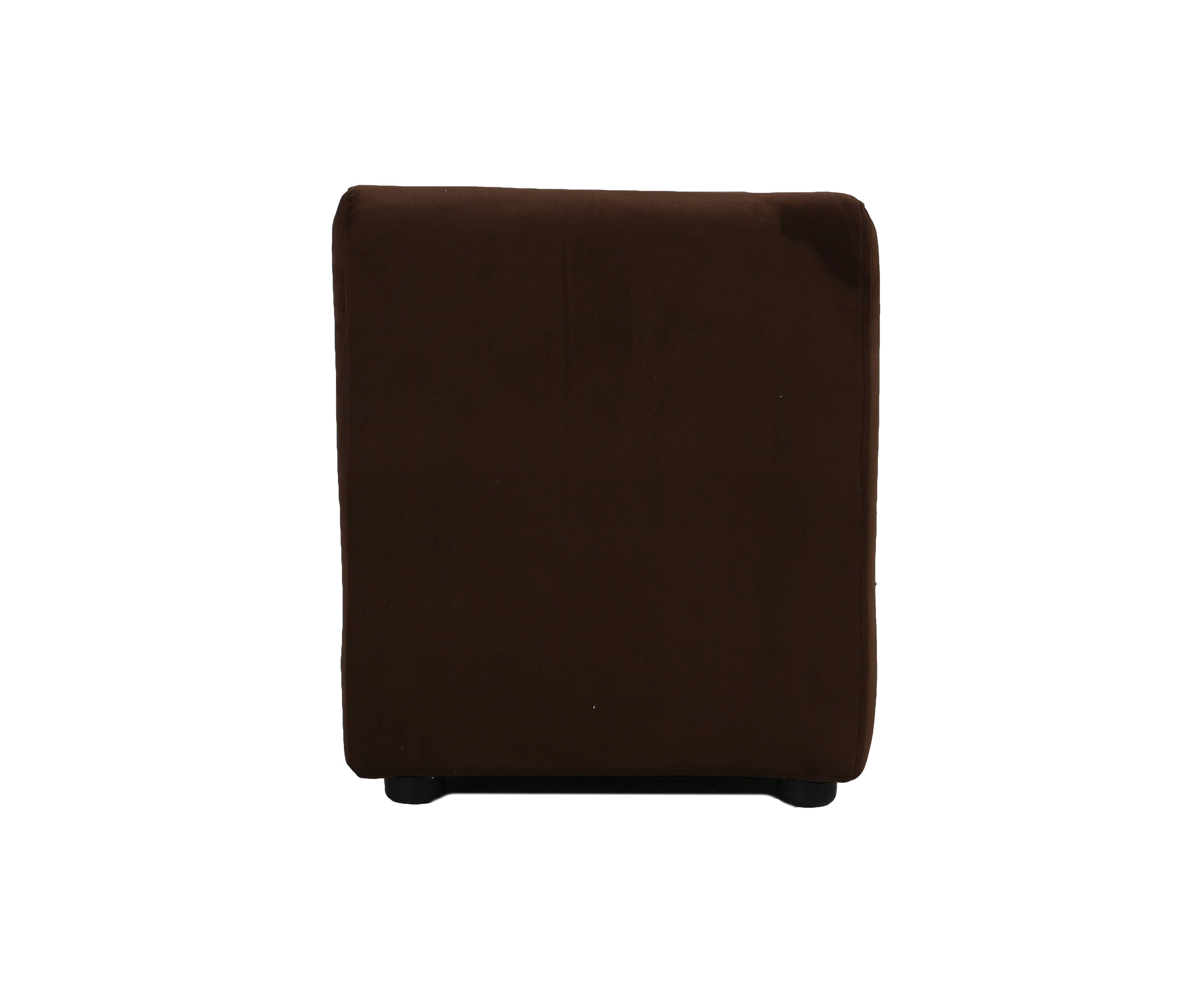 Chocolate Brown Velvet Storage Bench with Scroll Arms & Lift-Up Seat