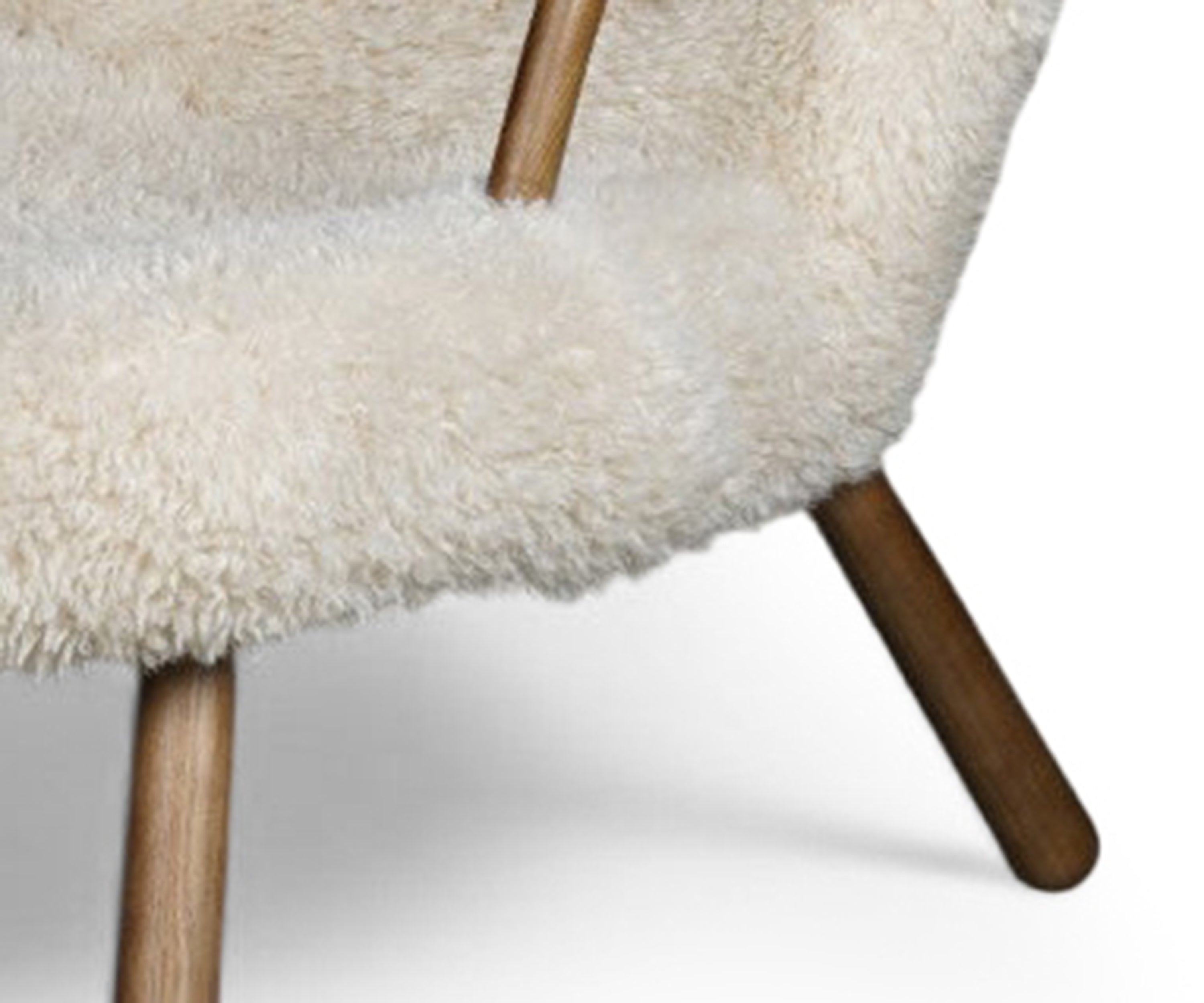 Arctic Fur Ivory Lounge Arm Chair