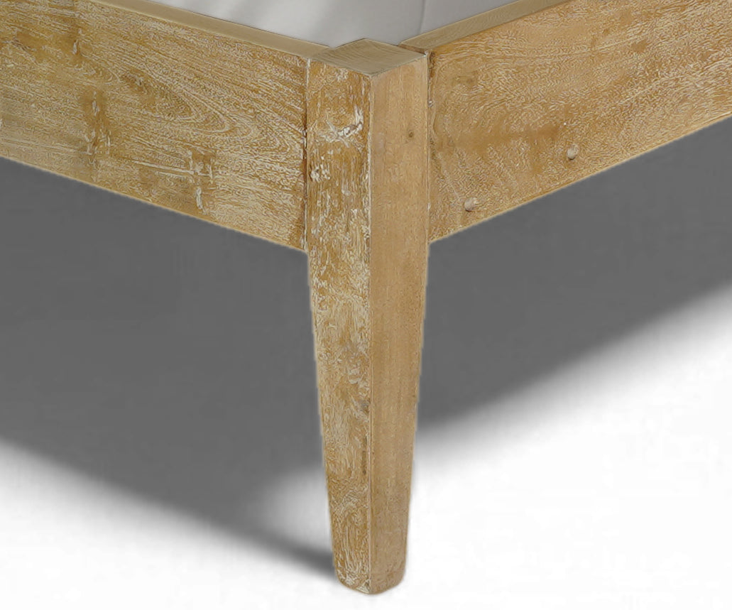 Arden Acacia Wood Cane Panel Bed