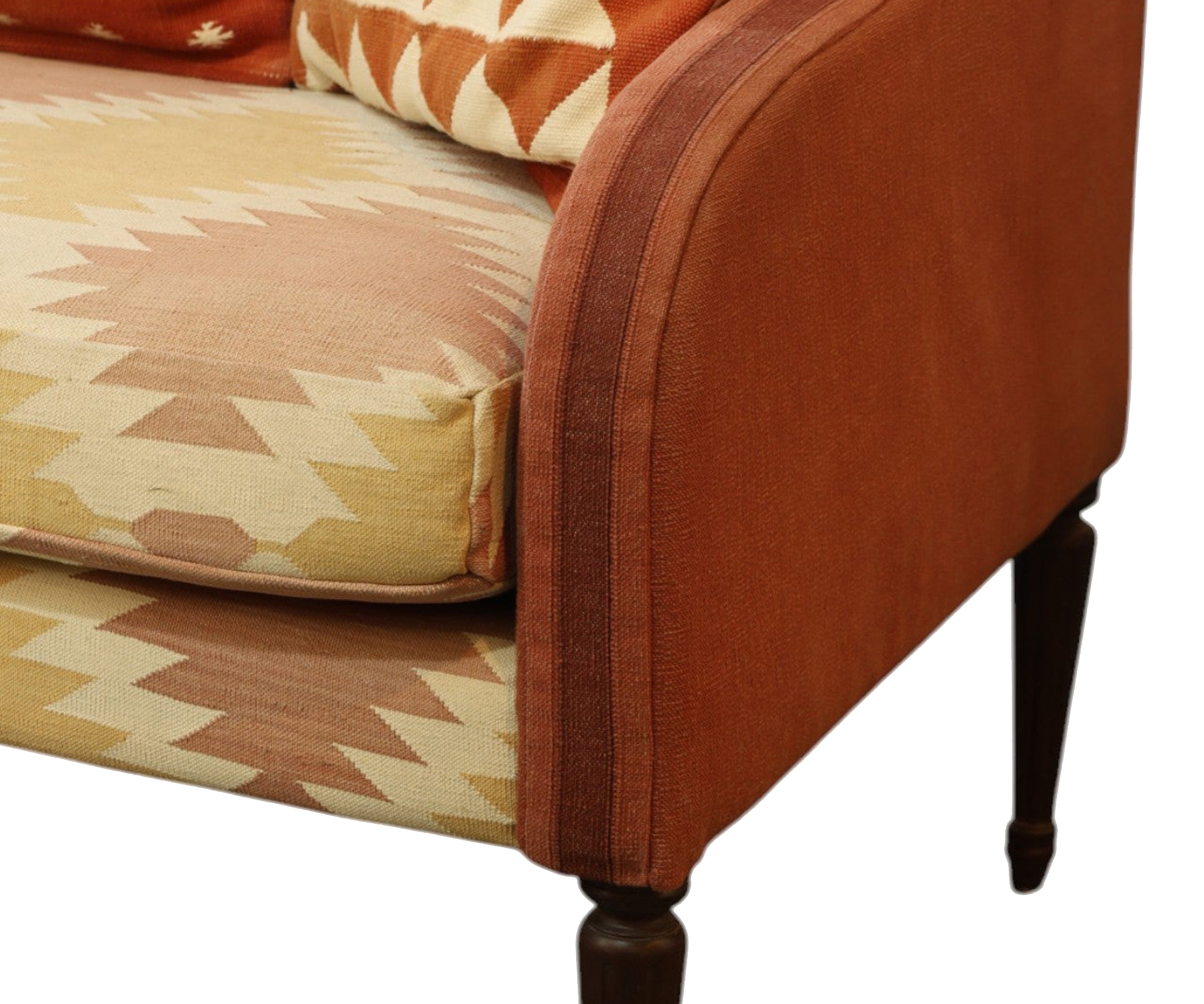 Handwoven Cotton Dhurrie 2 Seater Sofa