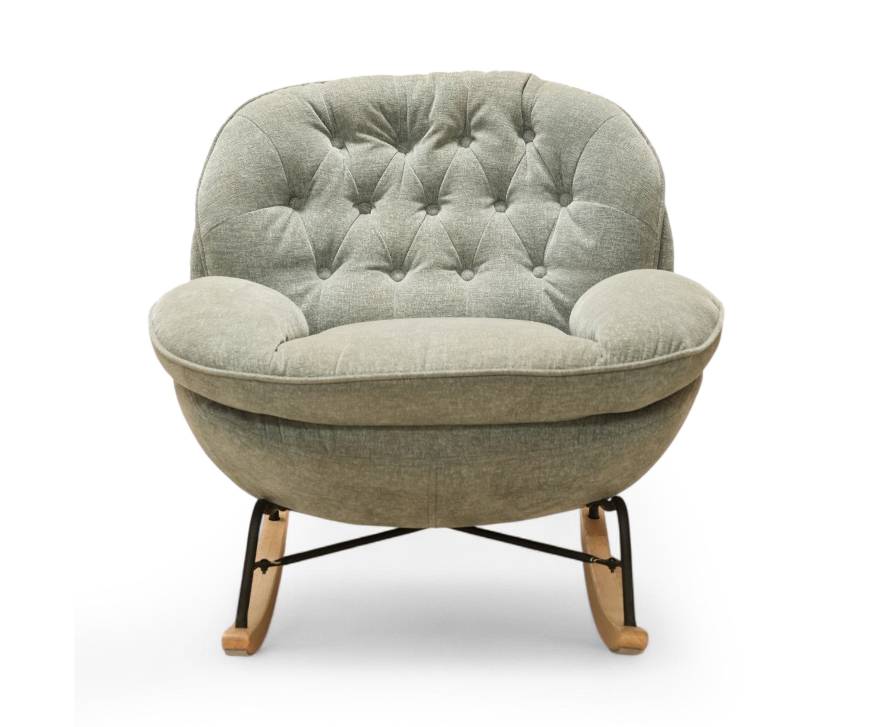 Tufted Rocking Lounge Chair