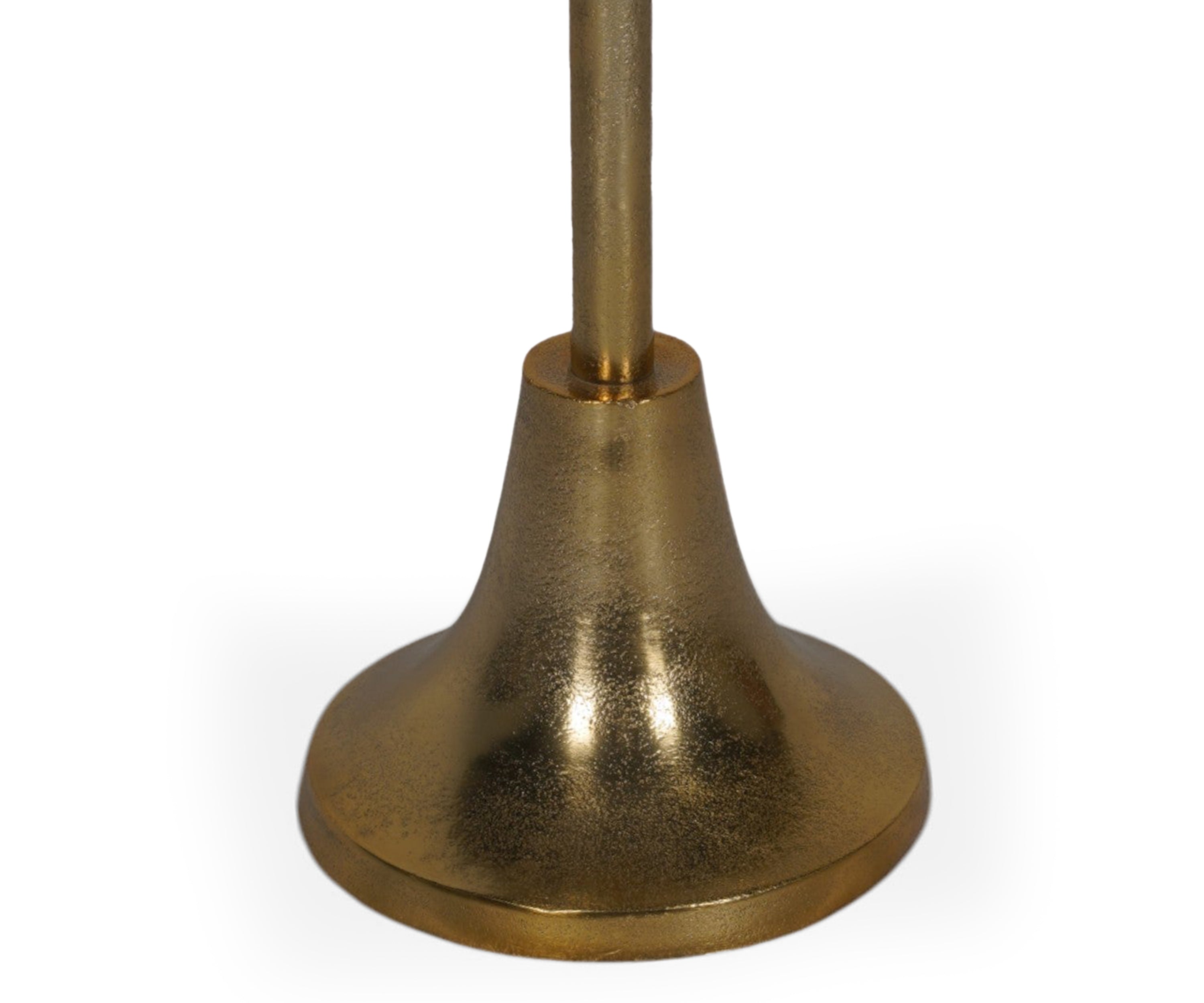 Antique Brass Martini Side Table with Tray Top