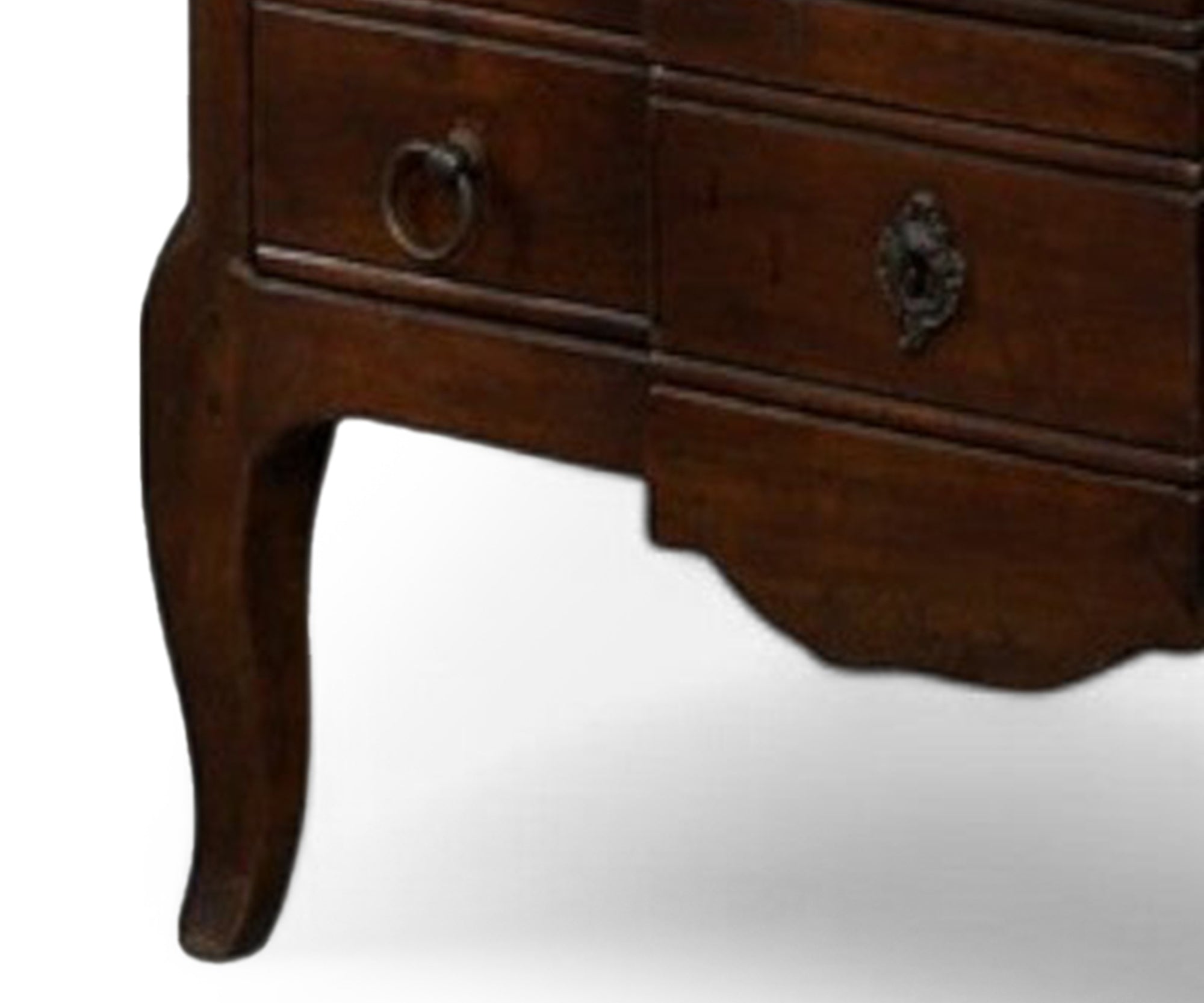 English Country Oak Wood Chest of Drawers
