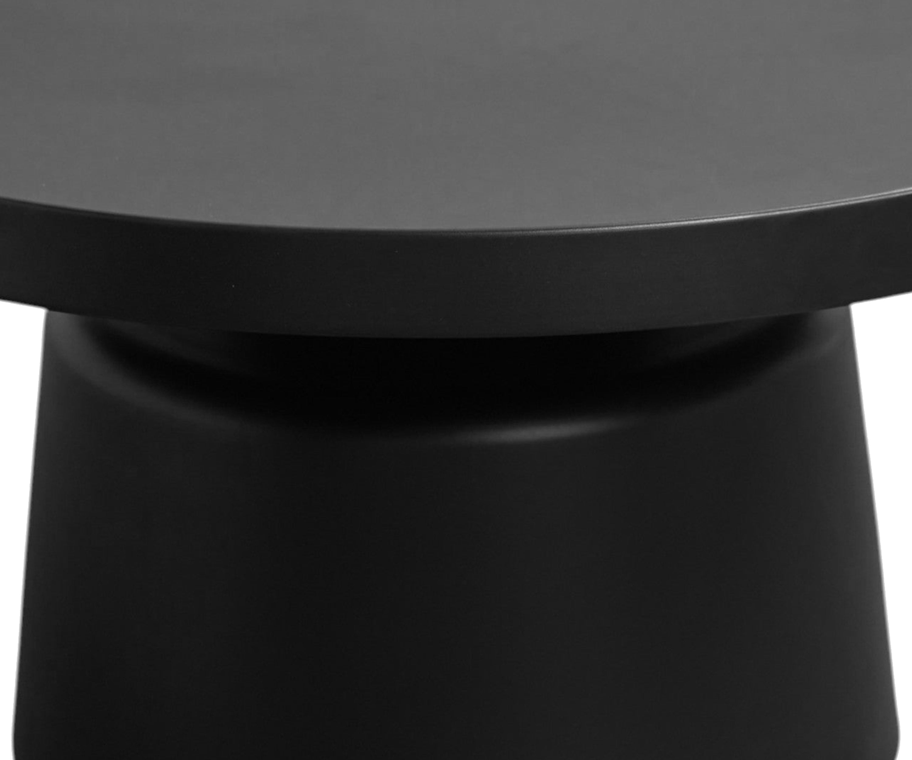 Black Metal Nesting Coffee Table Set of 2