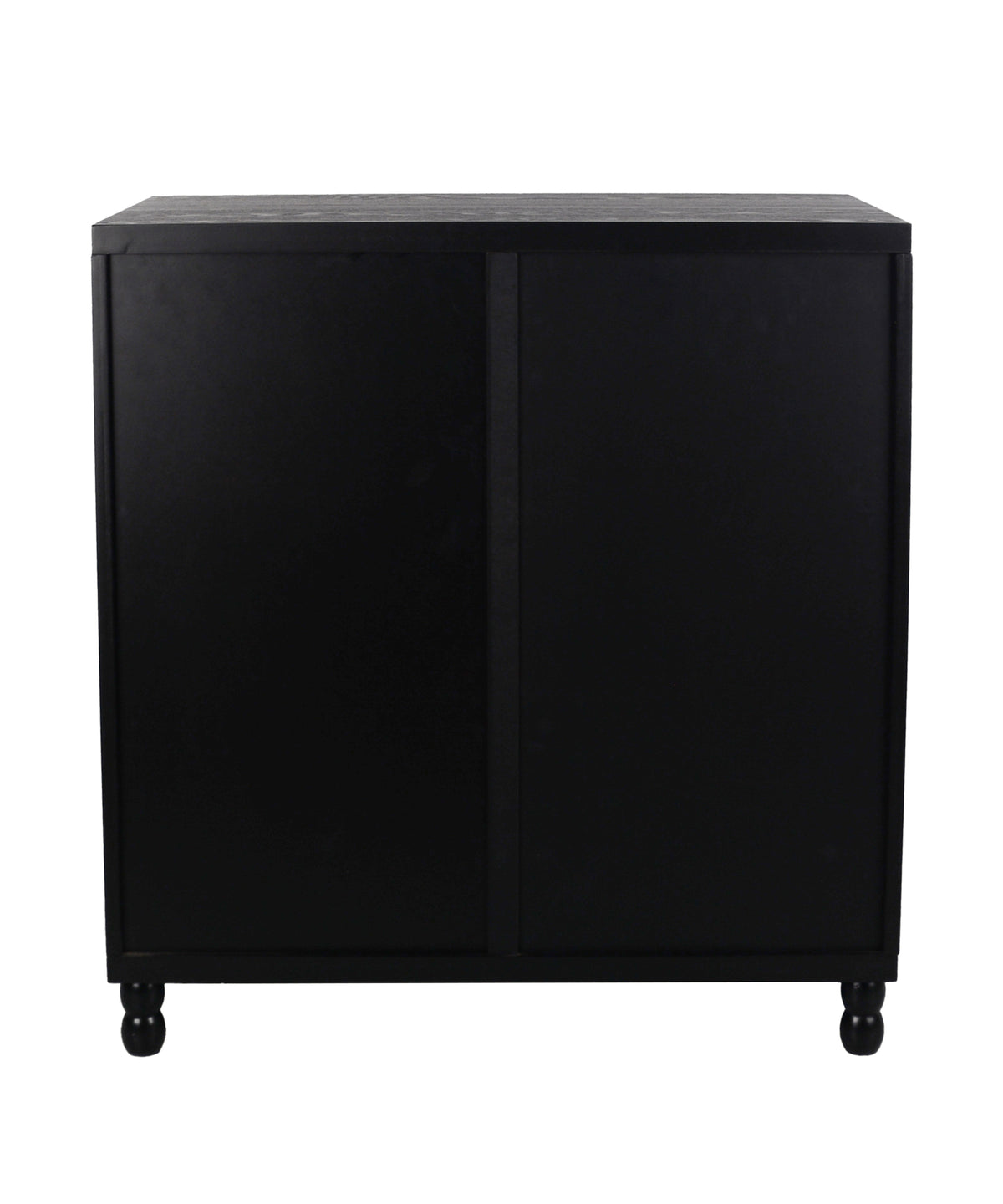 Dual Toned Circular Motif Accent Cabinet