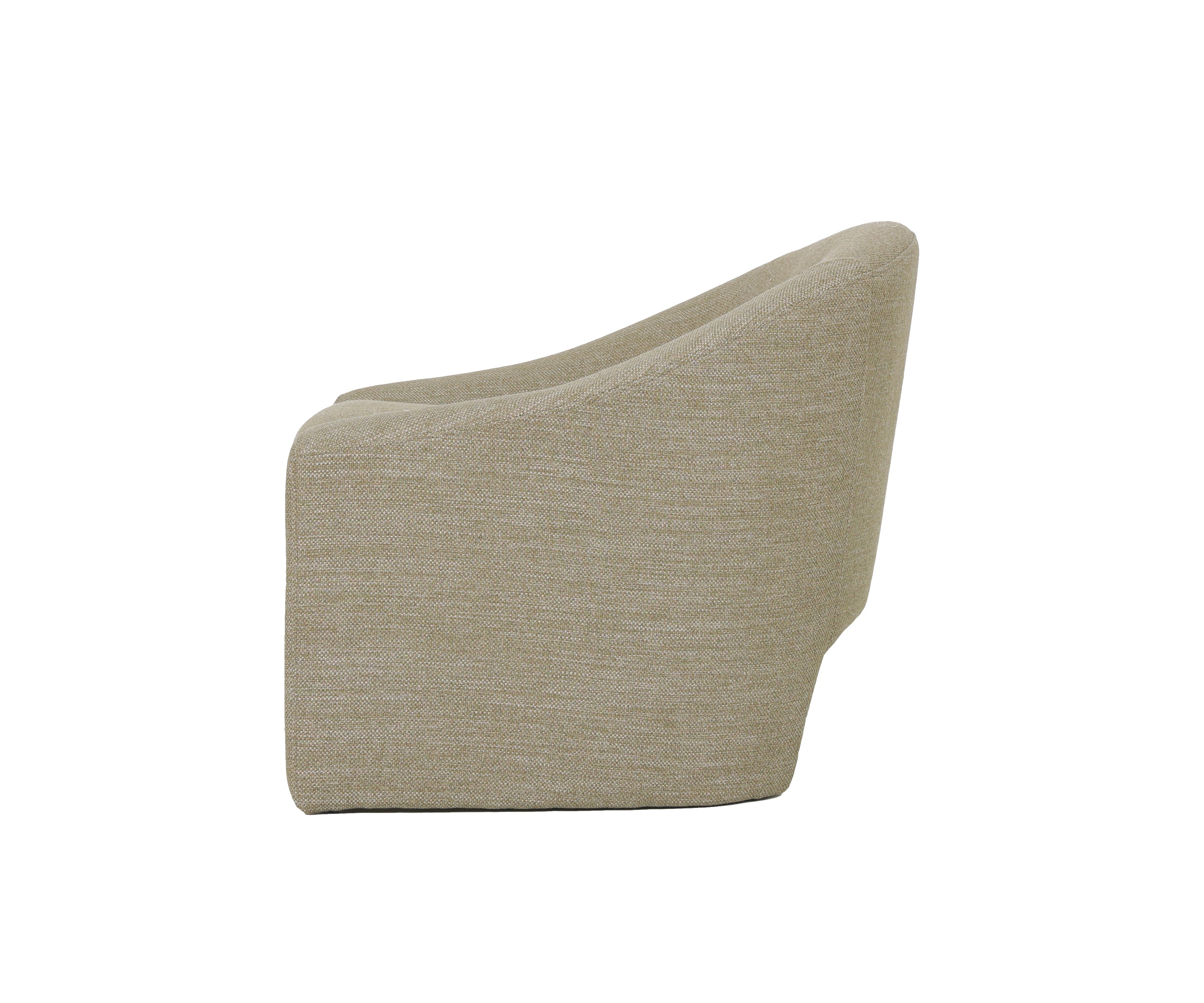 Modern Textured Fabric Armchair