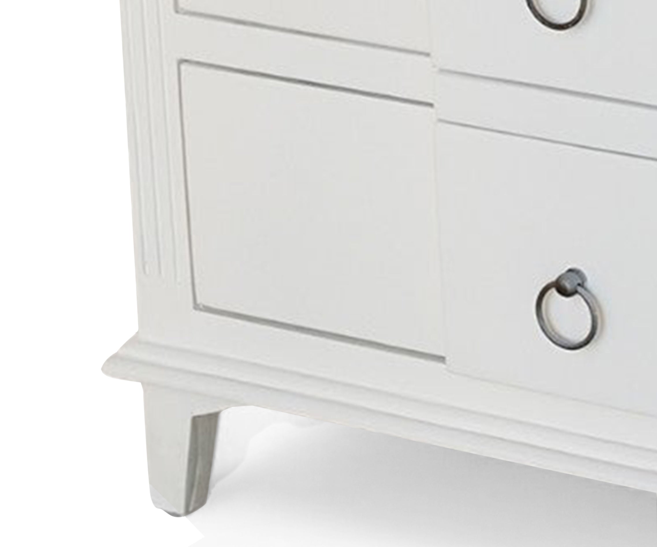 Modern Classic White 3-Drawer Chest of Drawers