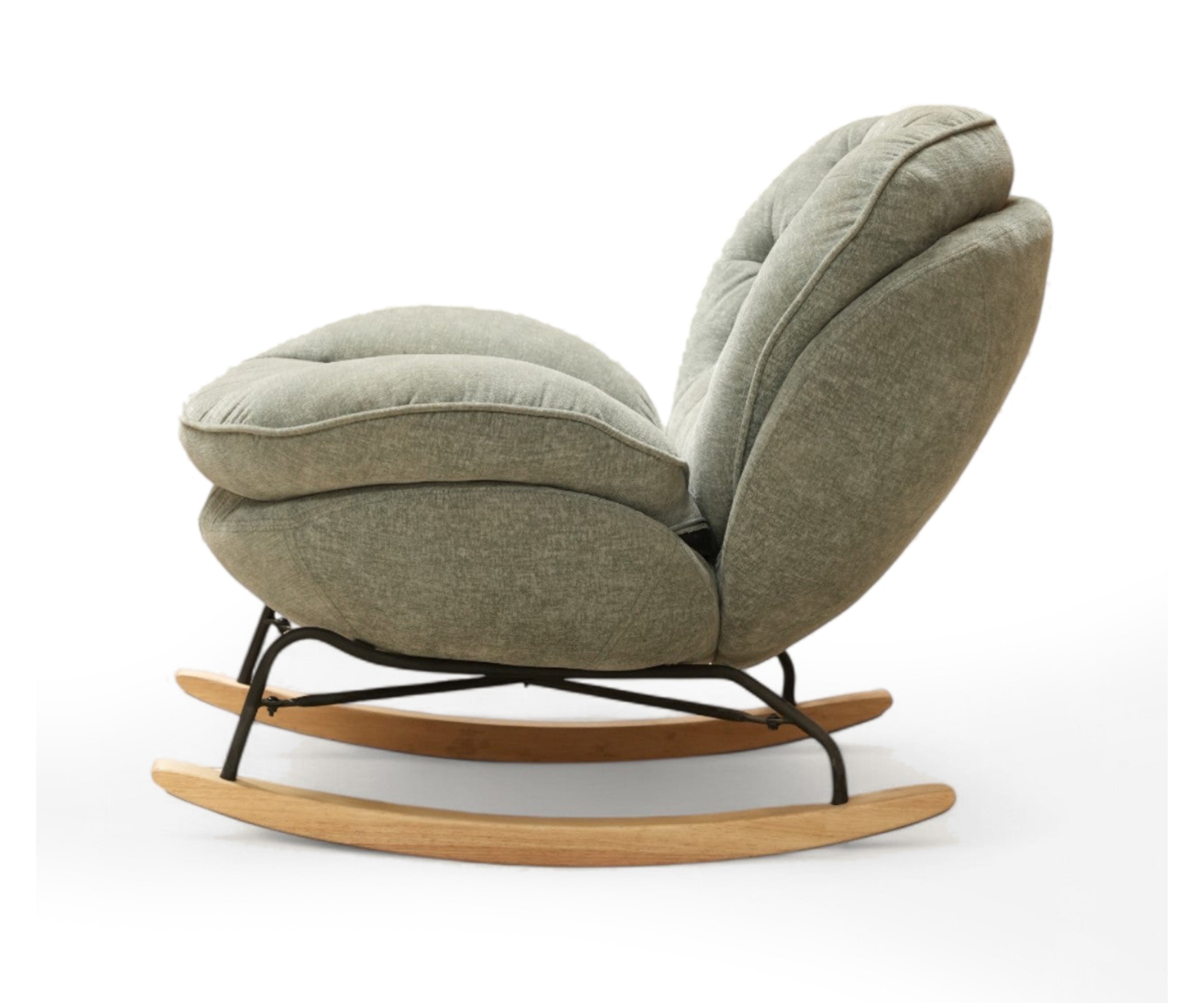 Tufted Rocking Lounge Chair