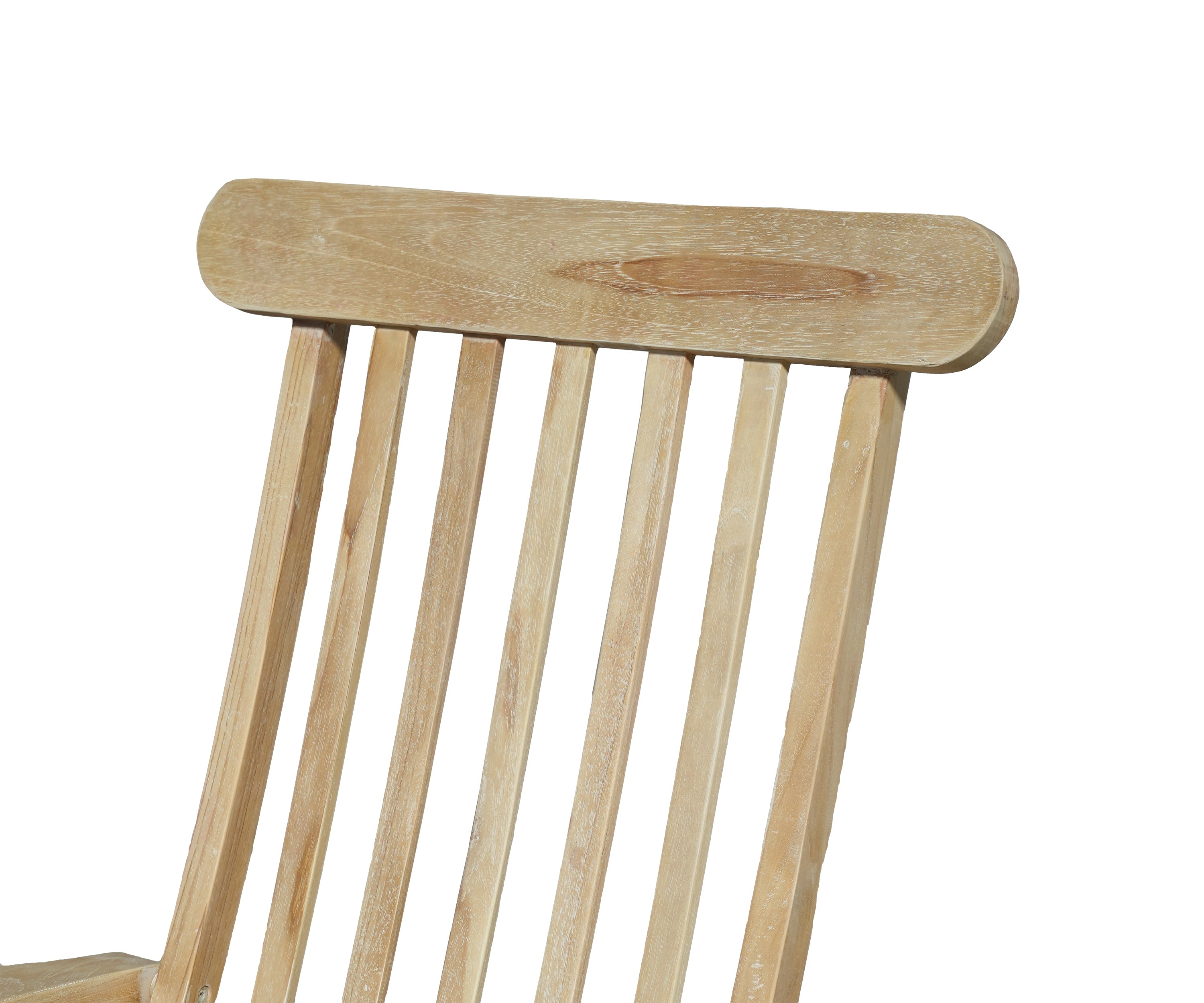 Teak Steamer Deck Chair with Adjustable Reclining Back