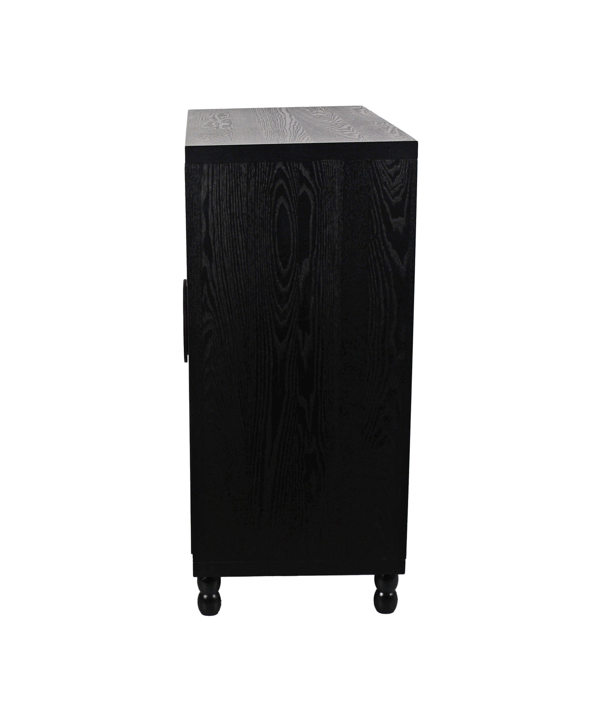 Dual Toned Circular Motif Accent Cabinet