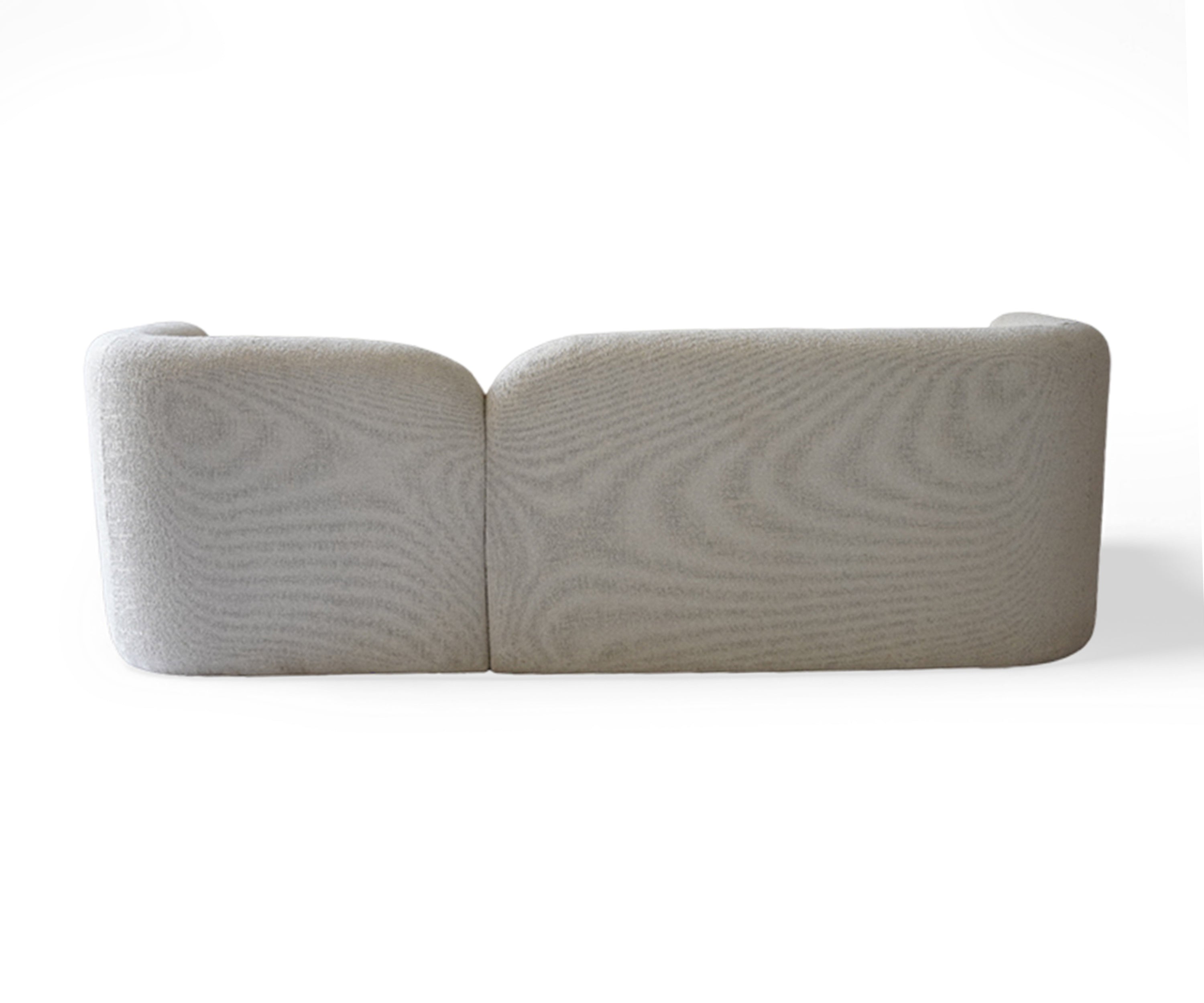 Bouclé Bolster 3 Seater Sofa