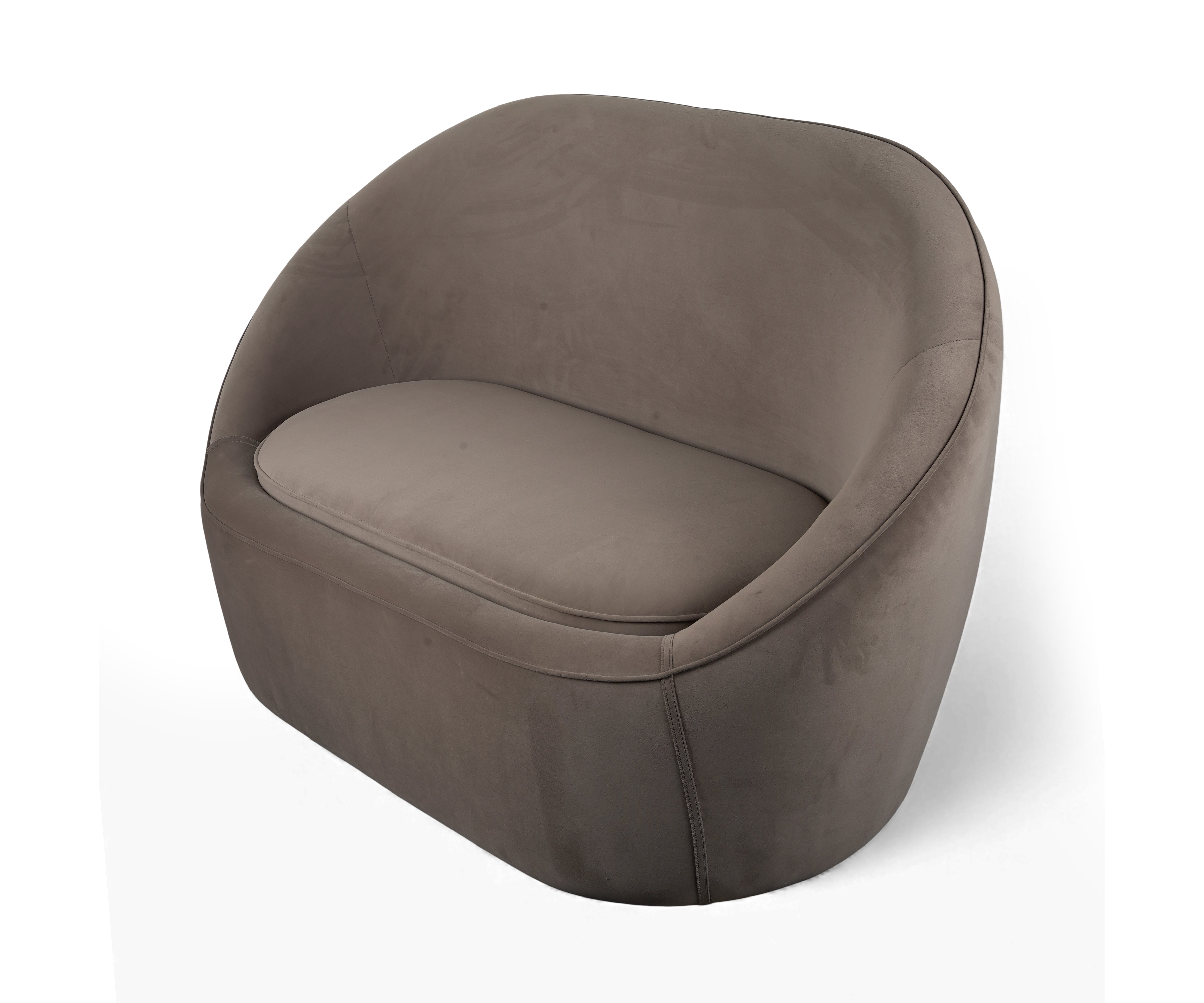 Cloud Curve Velvet 2 Seater Sofa