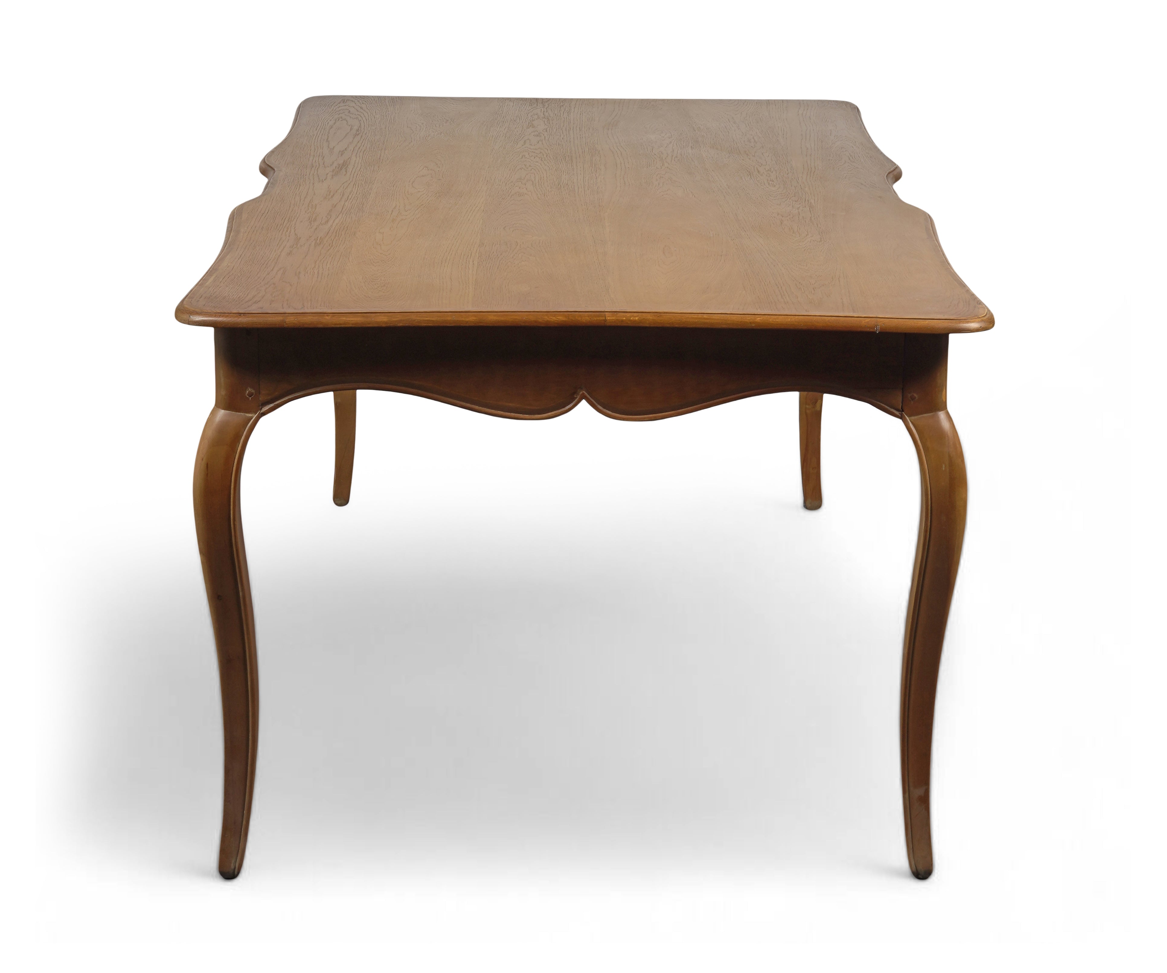 French Provincial 6 Seater Dining Table with Cabriole Legs