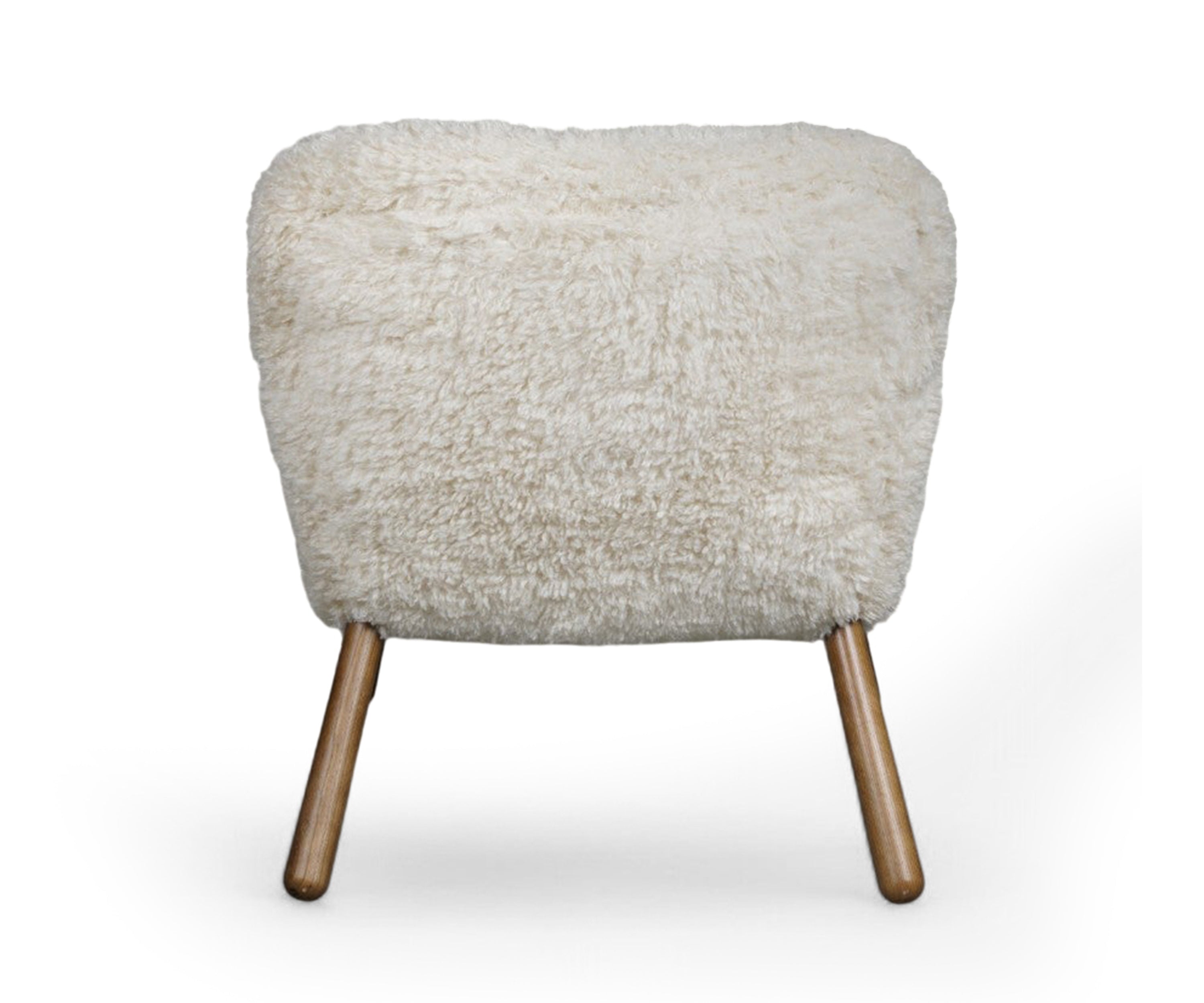 Arctic Fur Ivory Lounge Arm Chair