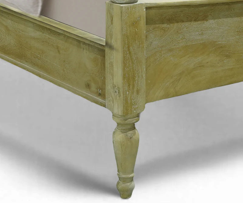Barley Twist Acacia Wood Cane Poster Bed