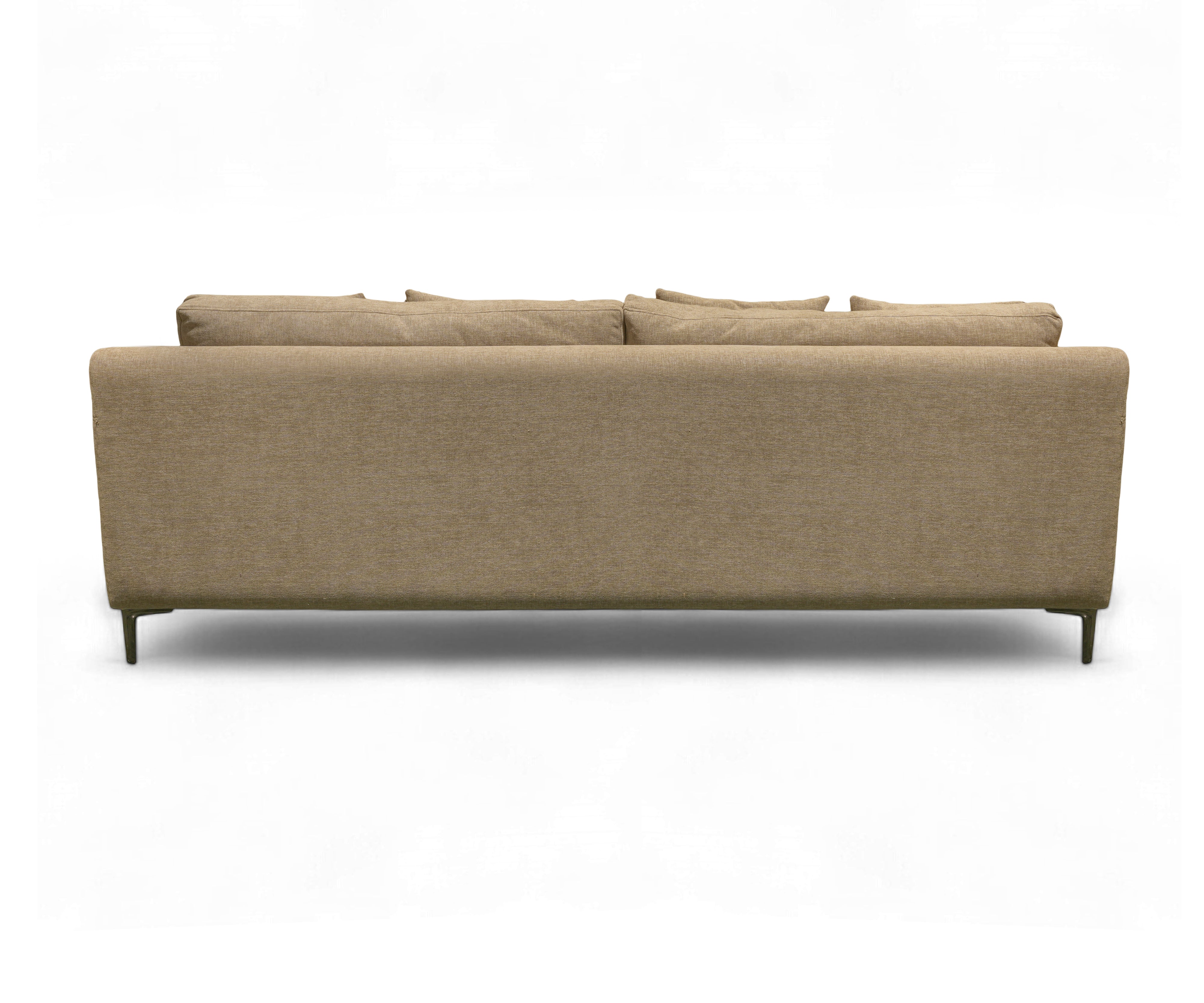 Taupe Suede 3 Seater Sofa