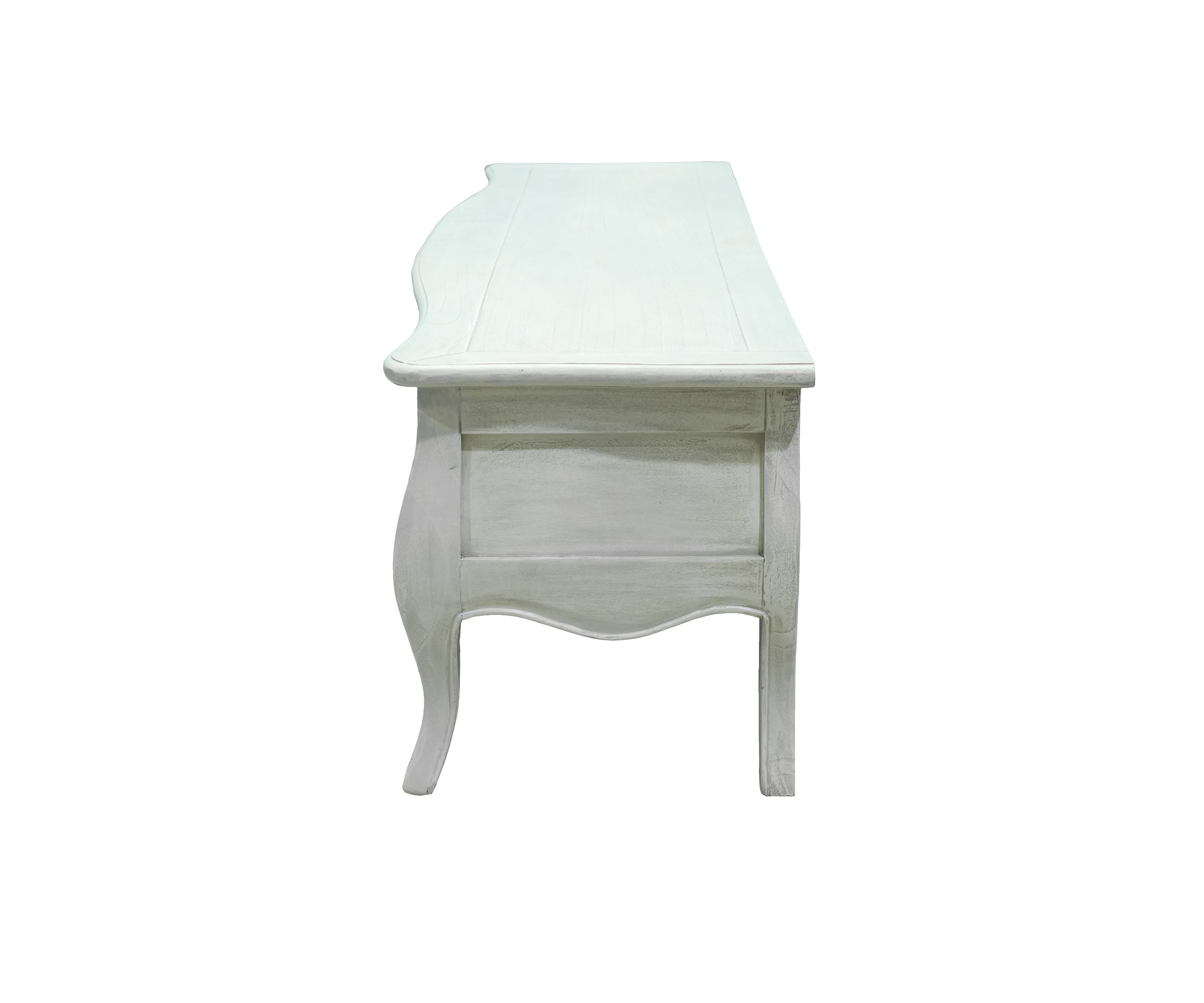 French Classic White TV Unit