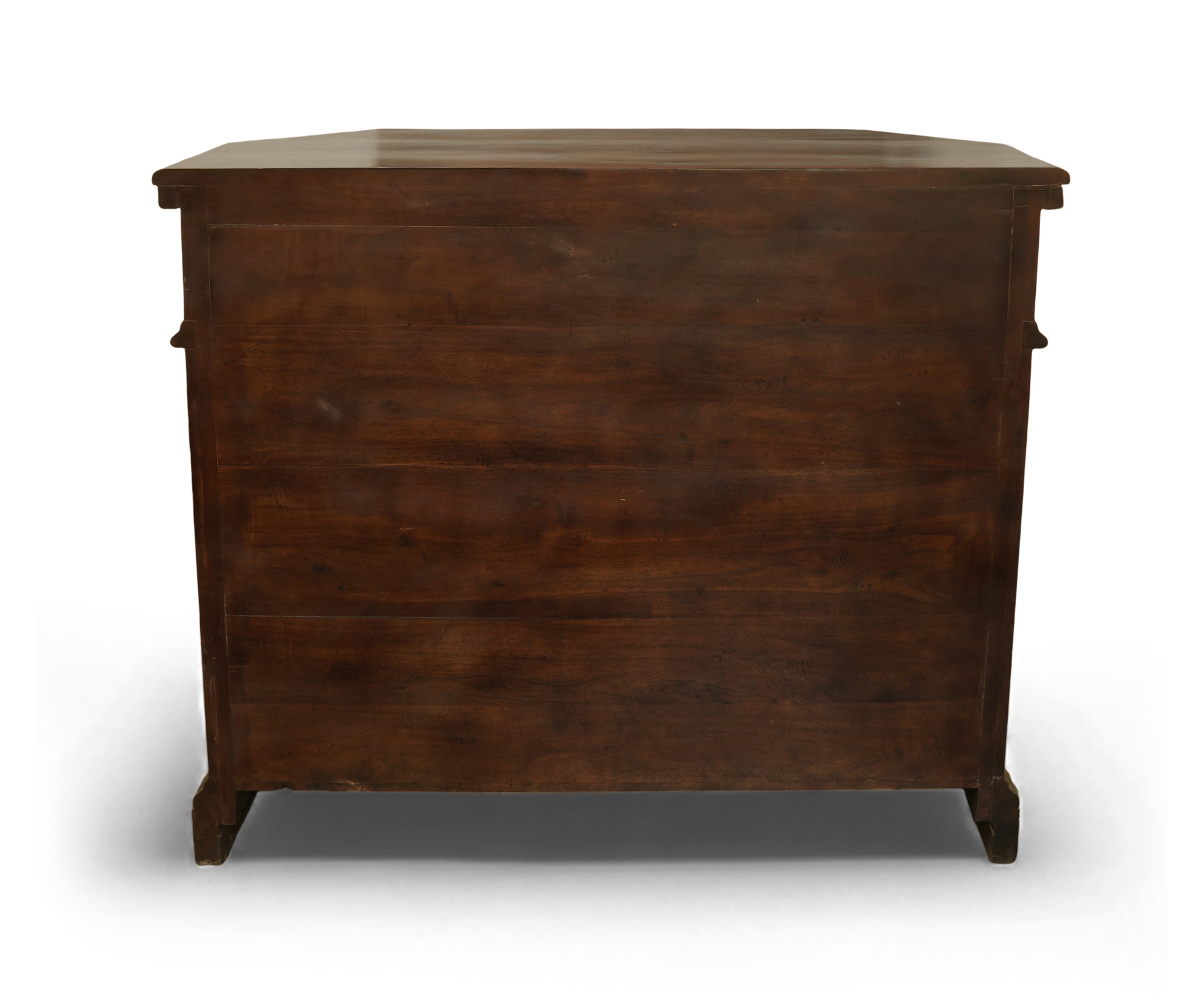 Classic Solid Wood Walnut Storage Cabinet with Drawer and Double Doors