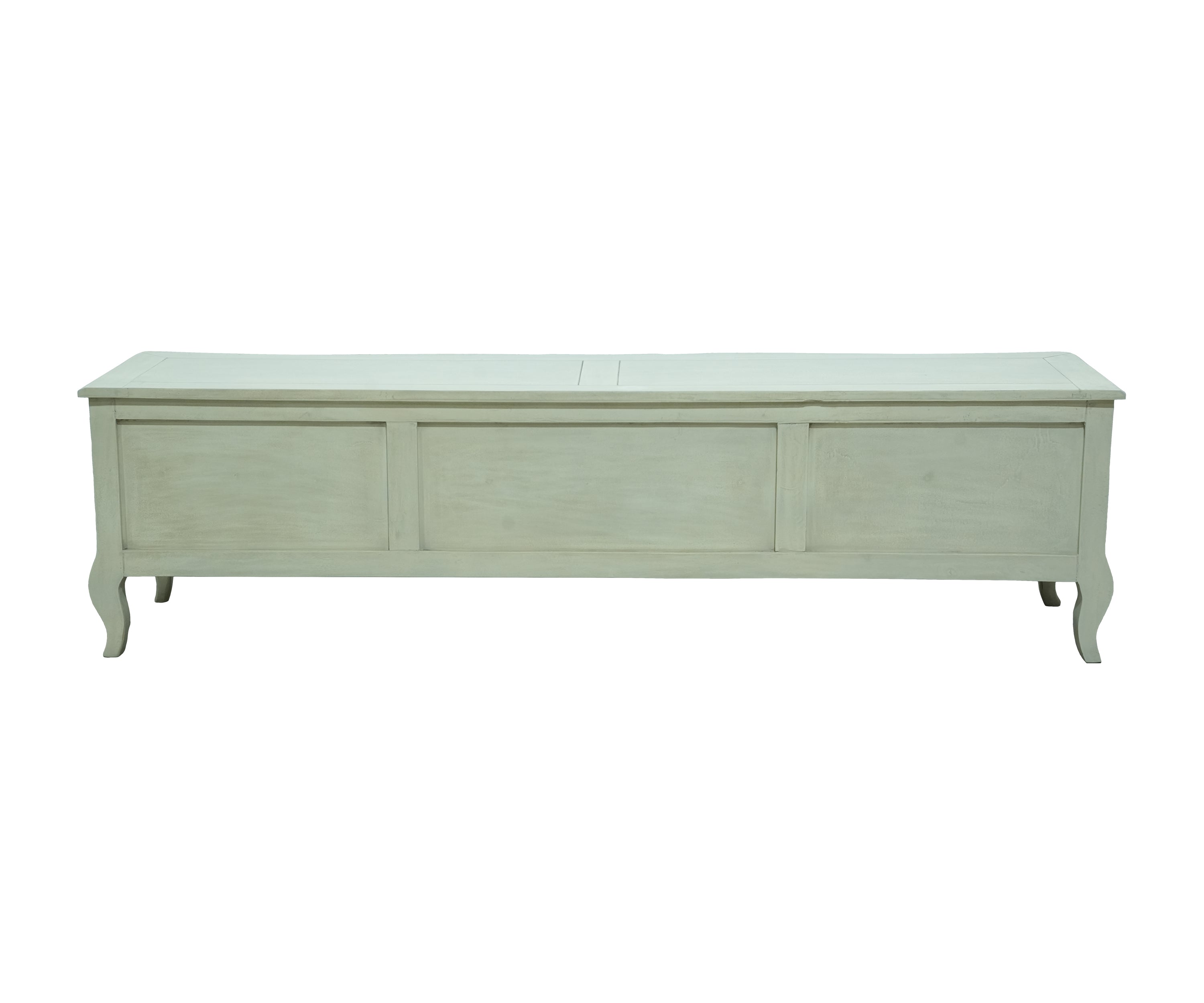 French Provincial White 6-Drawer Chest of Drawer