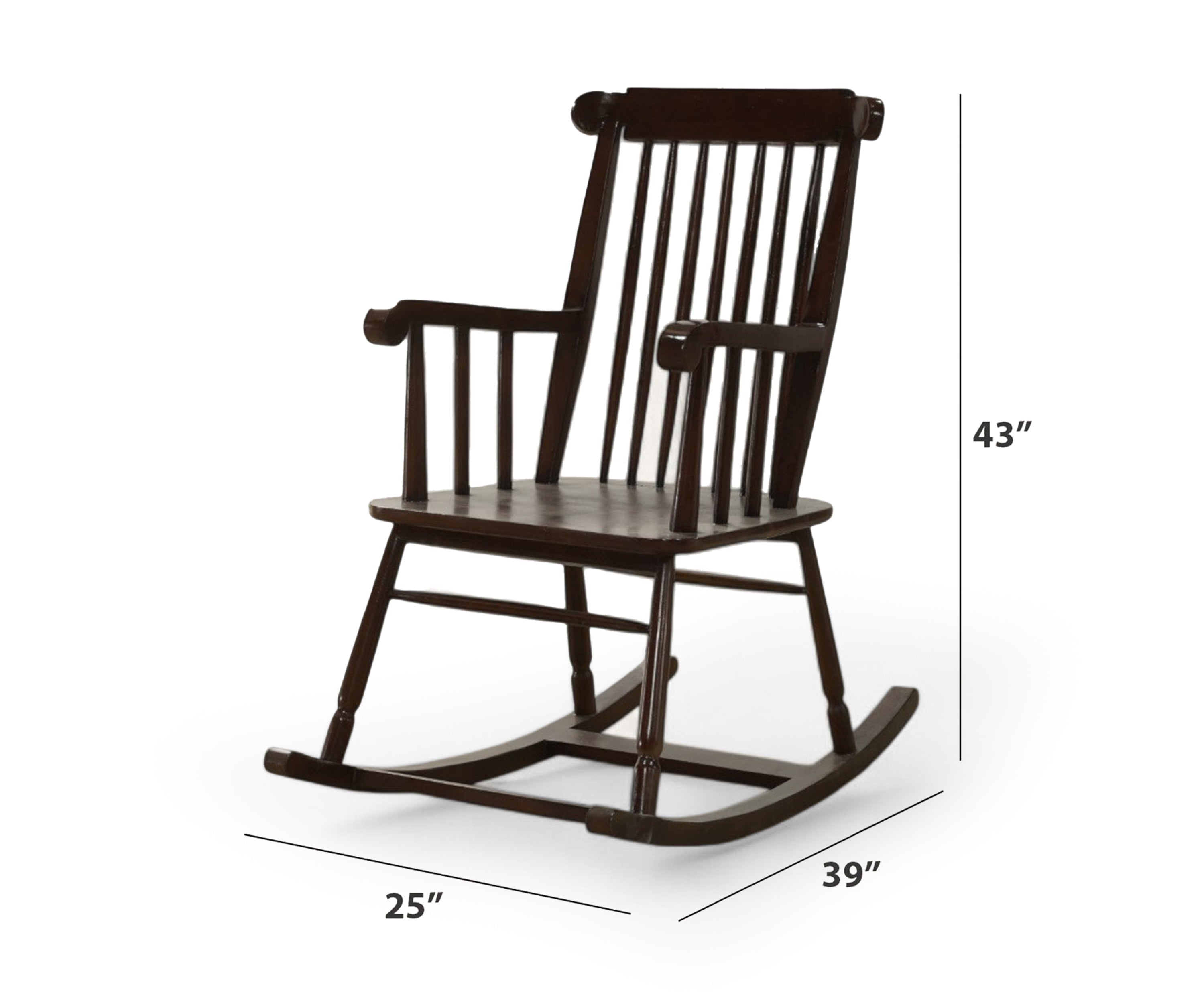 Vintage Wooden Rocking Chair