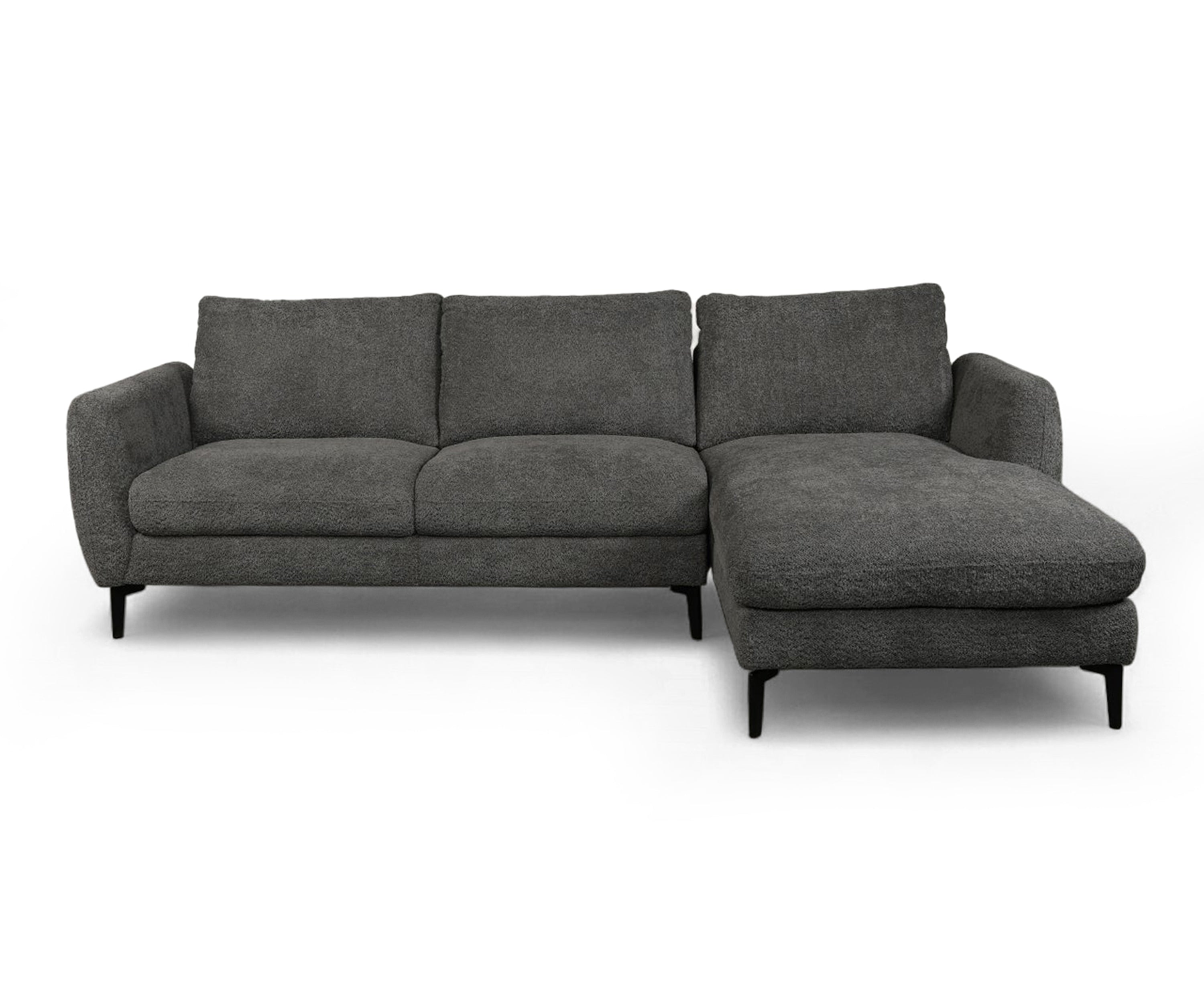Bouclé L Shape Sectional Sofa