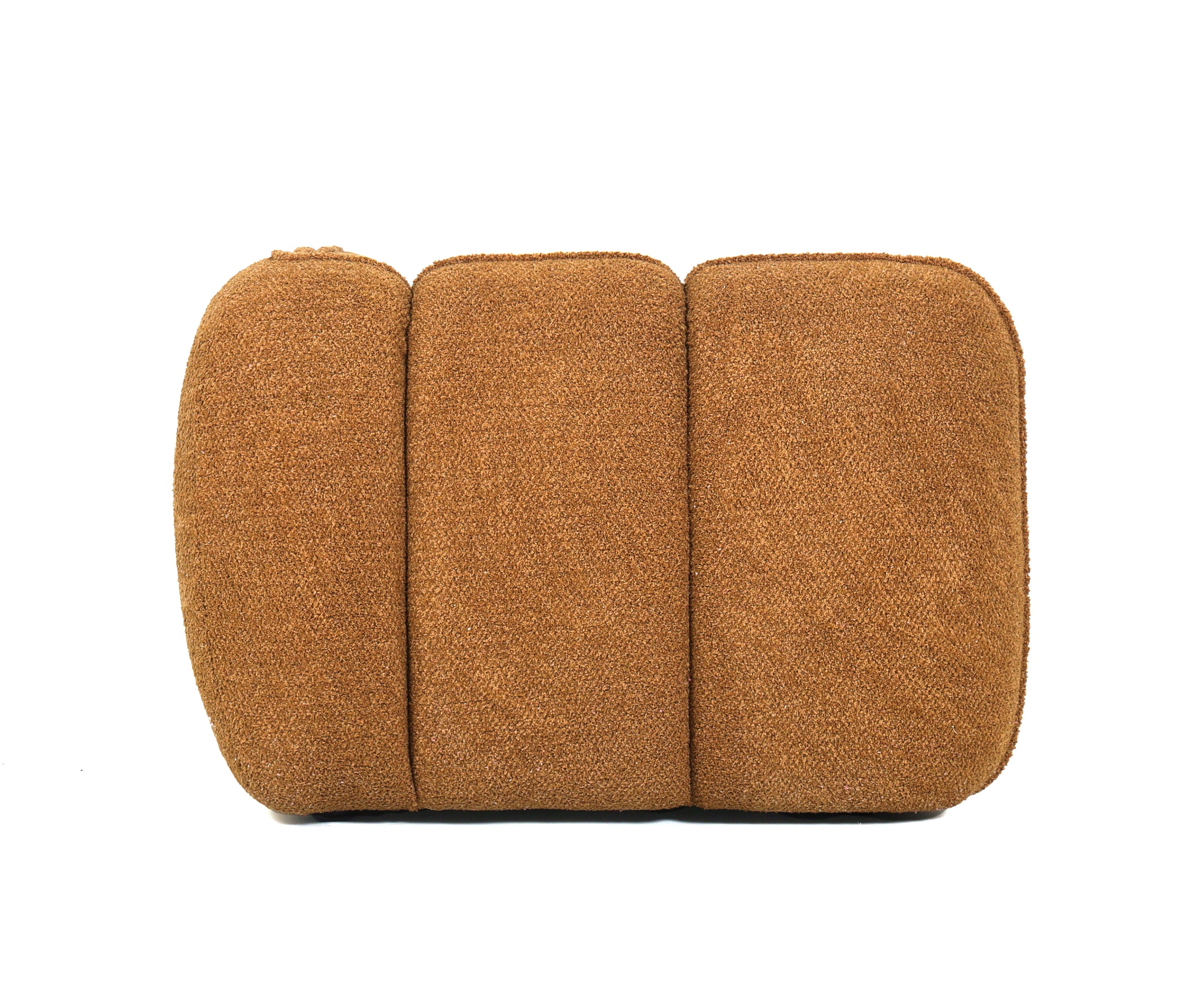 Bouclé Upholstered Channel-Tufted Sofa