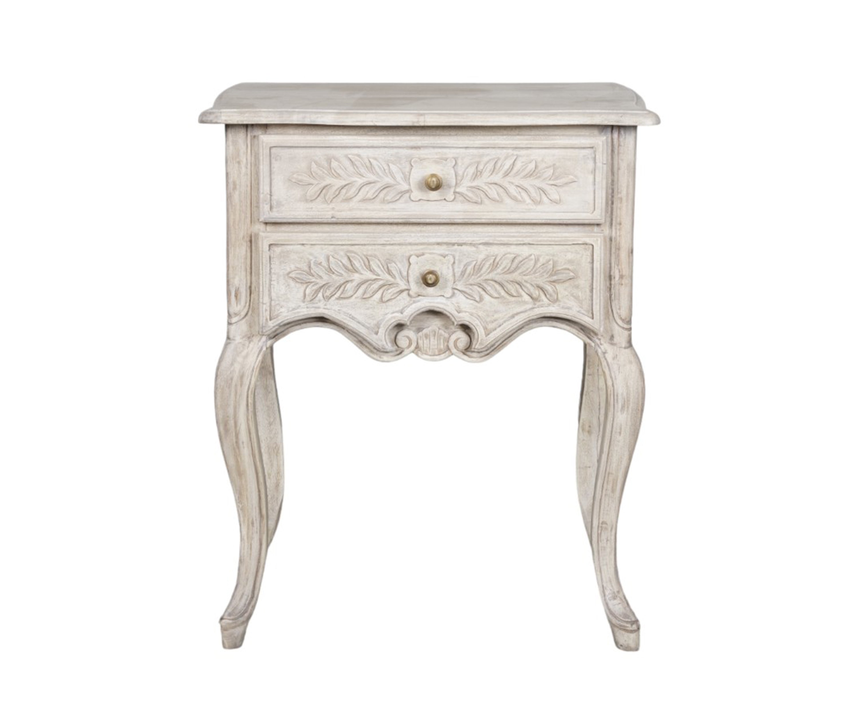 Antique French Style 2-Drawer Nightstand
