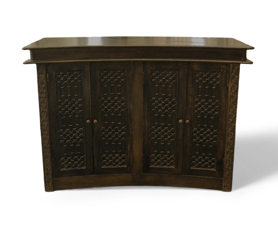 Bar Counter With Metal Grill_front