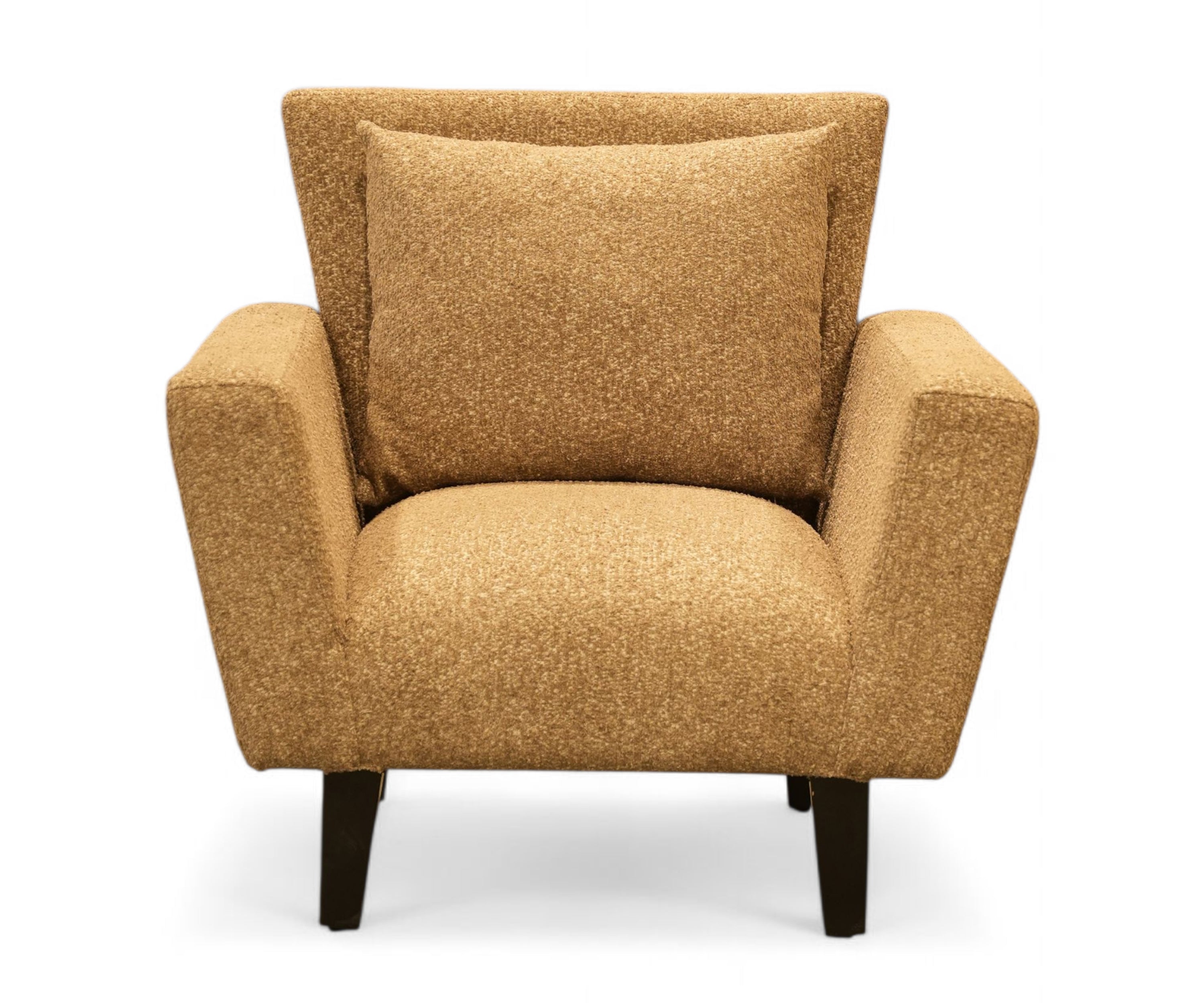 Modern Bouclé Single Seater Sofa