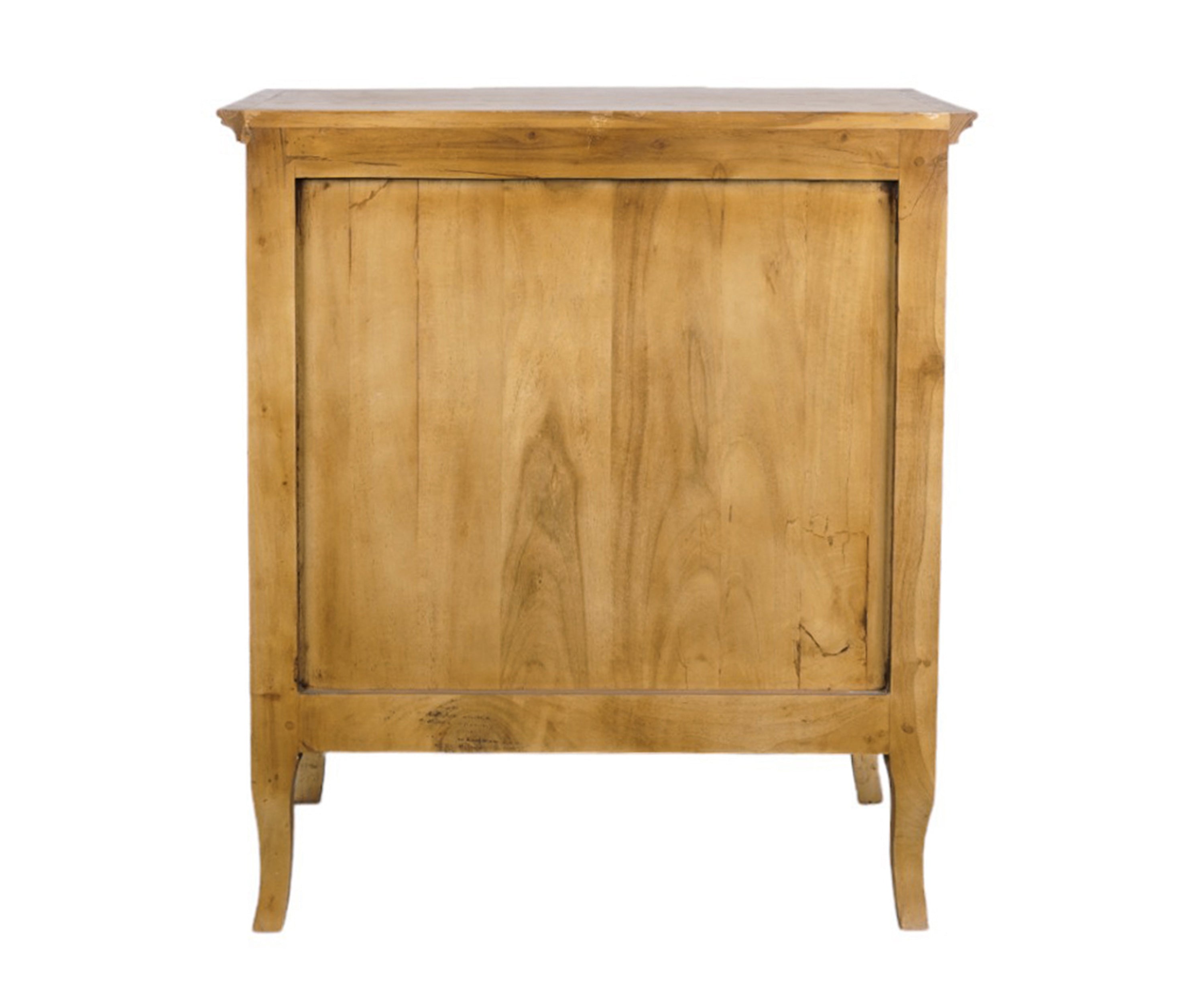 Mid Century Chest of Drawers in Distressed Wood Finish