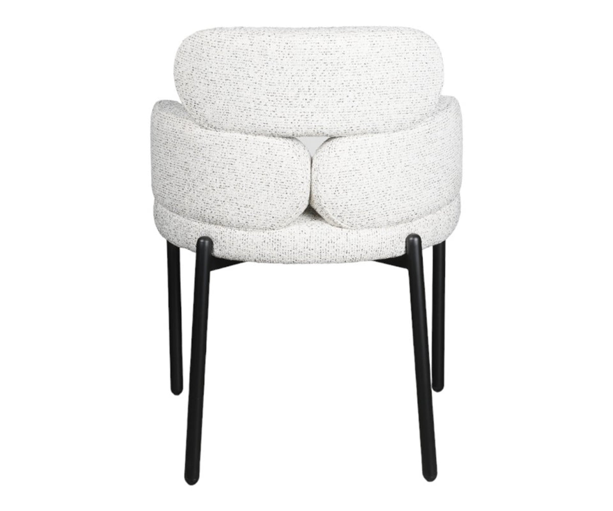 Modern Sculptural Chair with Curved Backrest