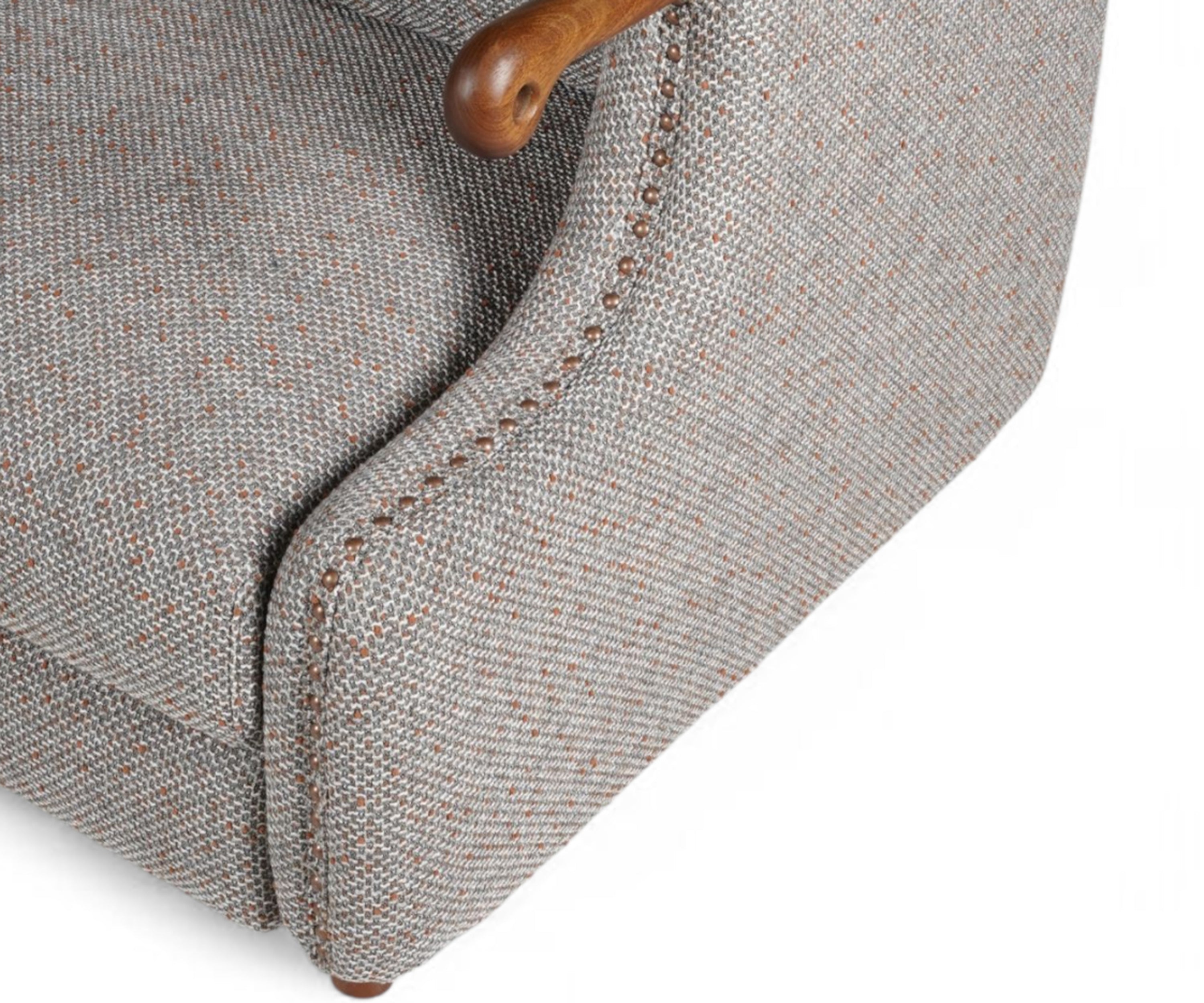 CONTEMPORARY STRUCTURED 3 SEATER SOFA