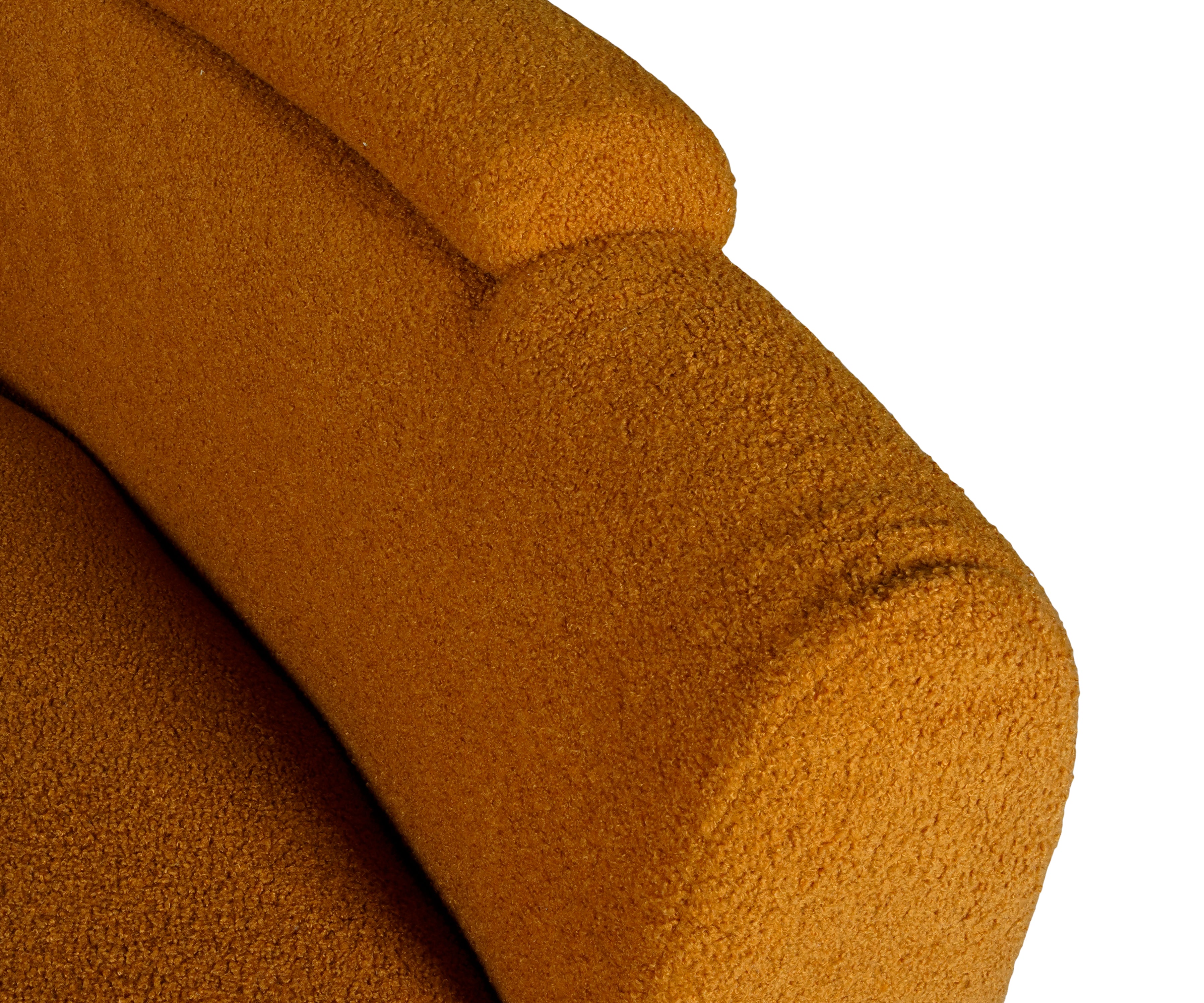CARAMEL CURVE LUXE SOFA