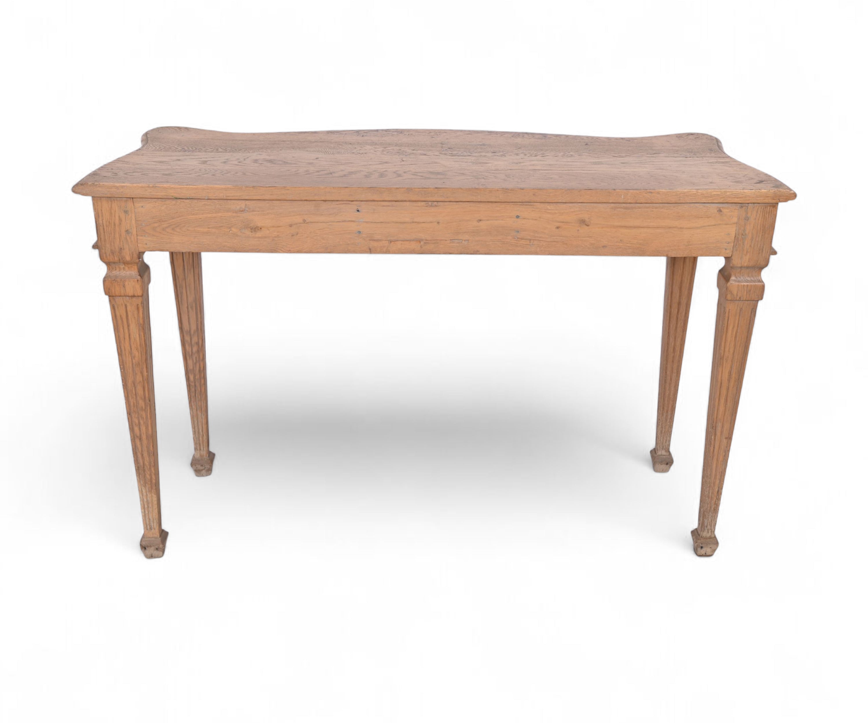 Classic Oak Console Table with Carved Detailing
