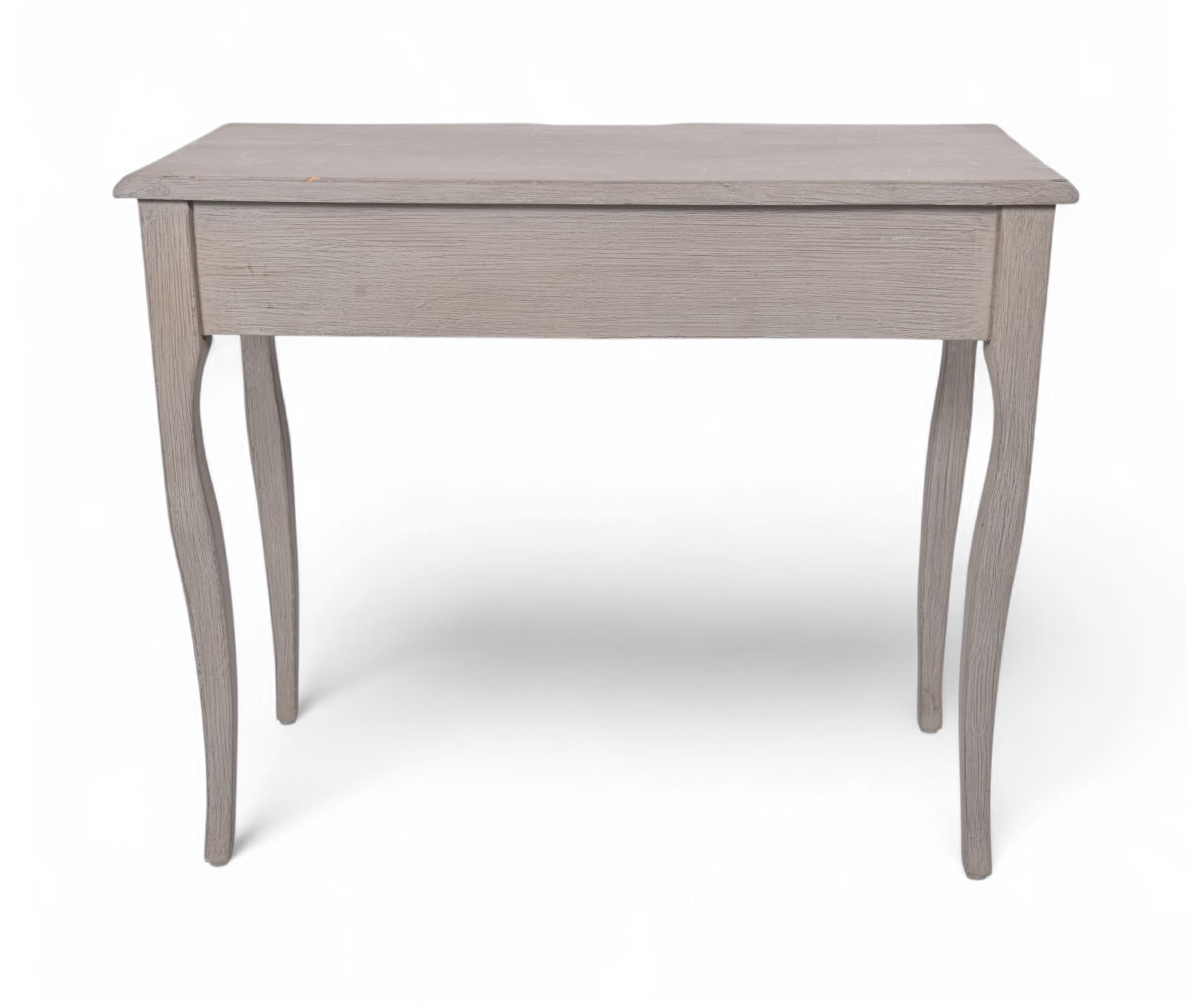French Style Distressed Grey Ladies Writing Desk with Drawer
