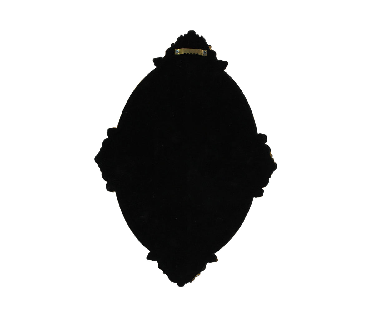 Ornate Oval Scarab Wall Medallion