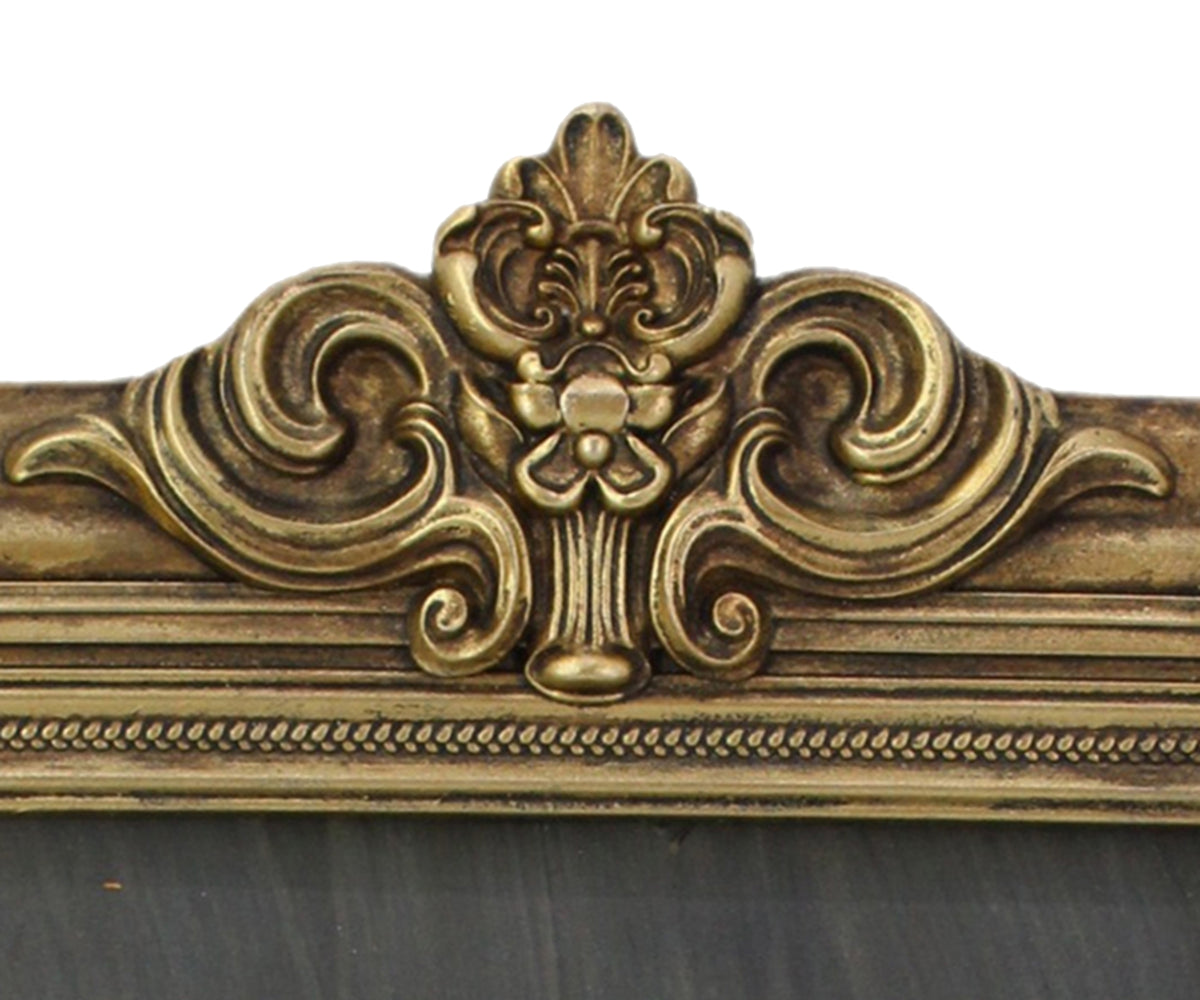 Gold-Sculpted Stag Beetle Wall Frame