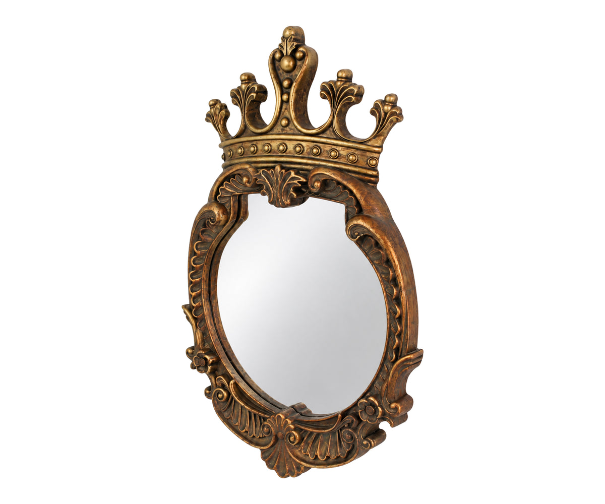 Baroque Imperial Crown Mirror Frame