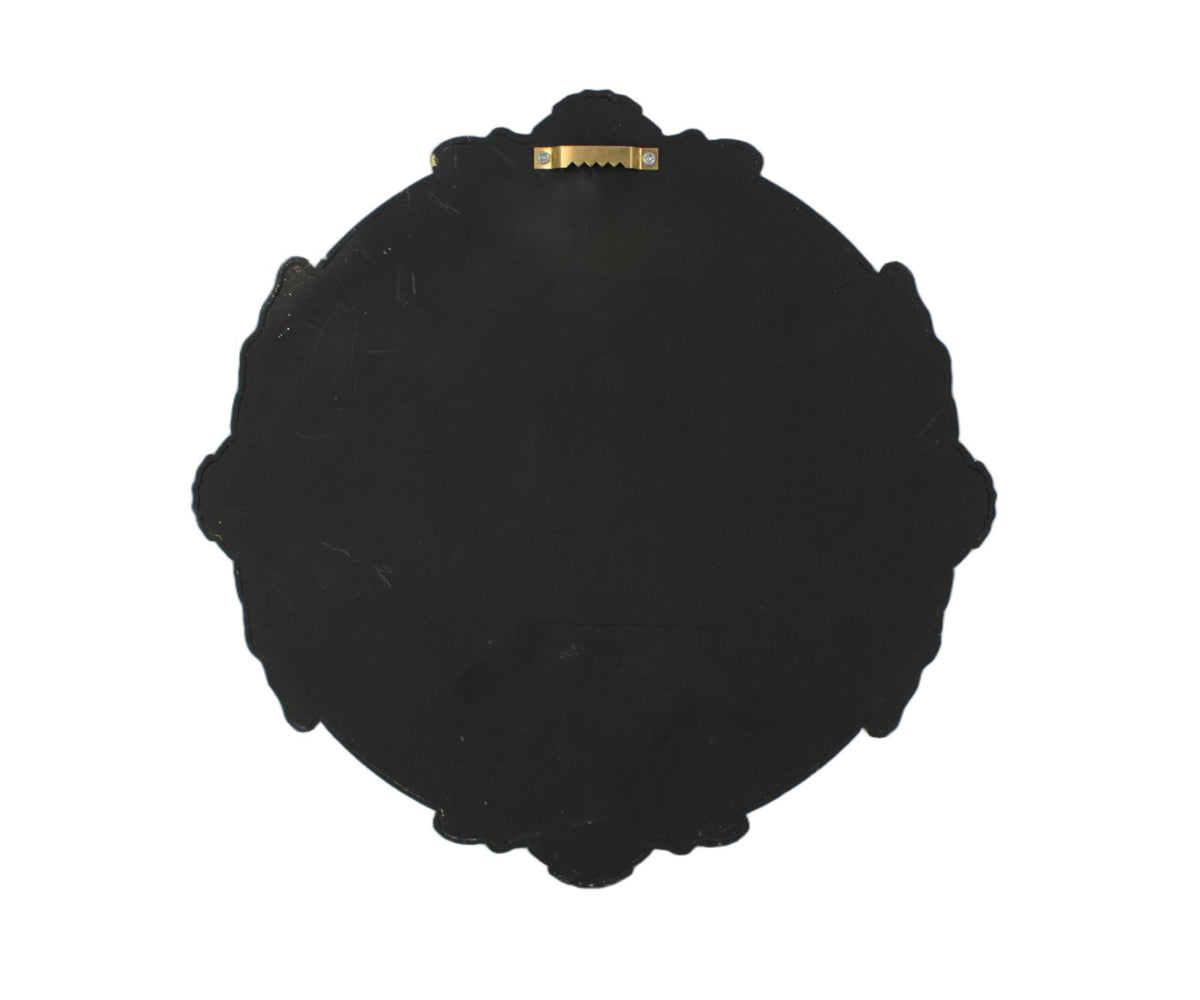 Vintage Gold Honeybee Round Wall Medallion