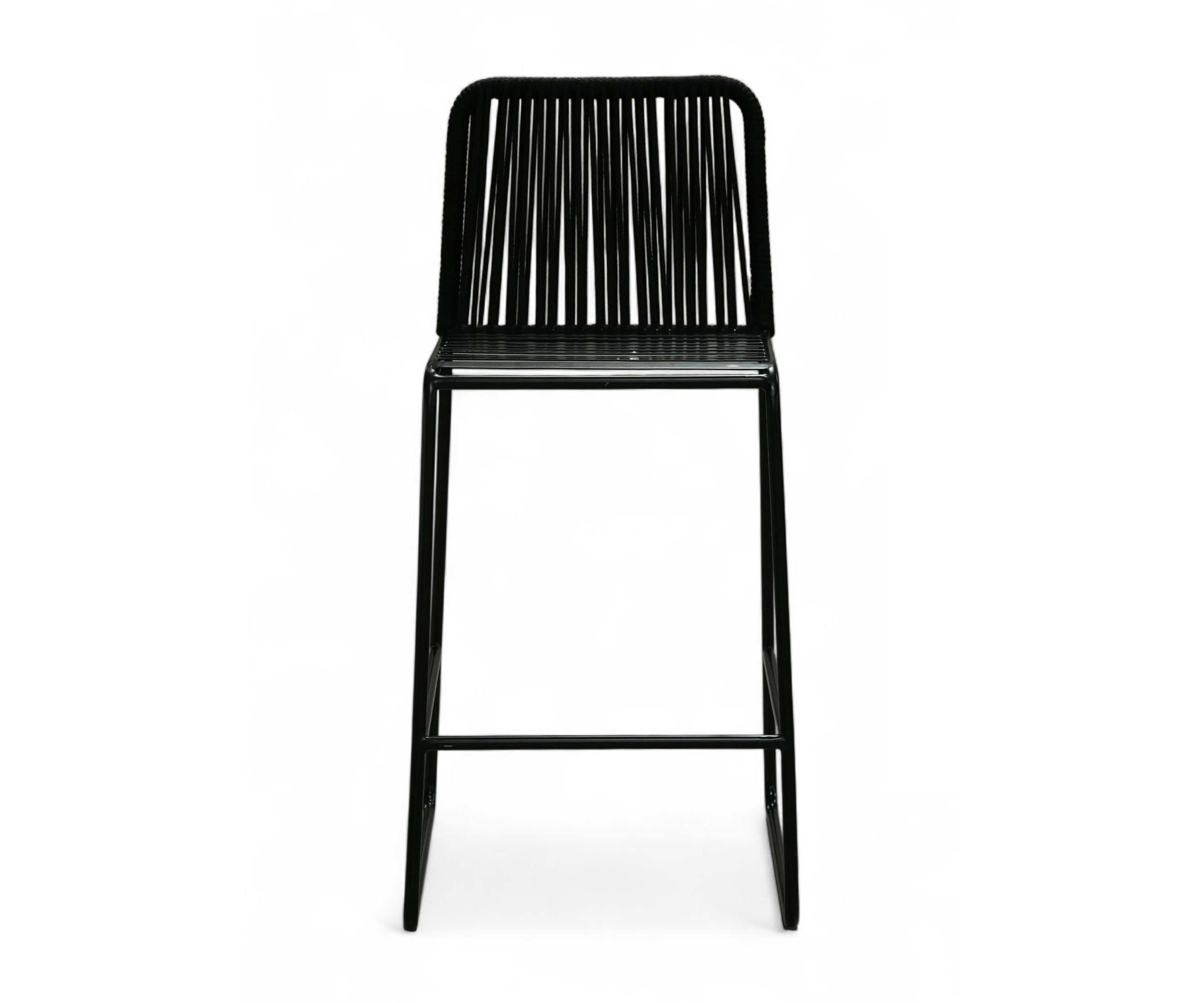 Sleek Rope Back Bar Stool_front