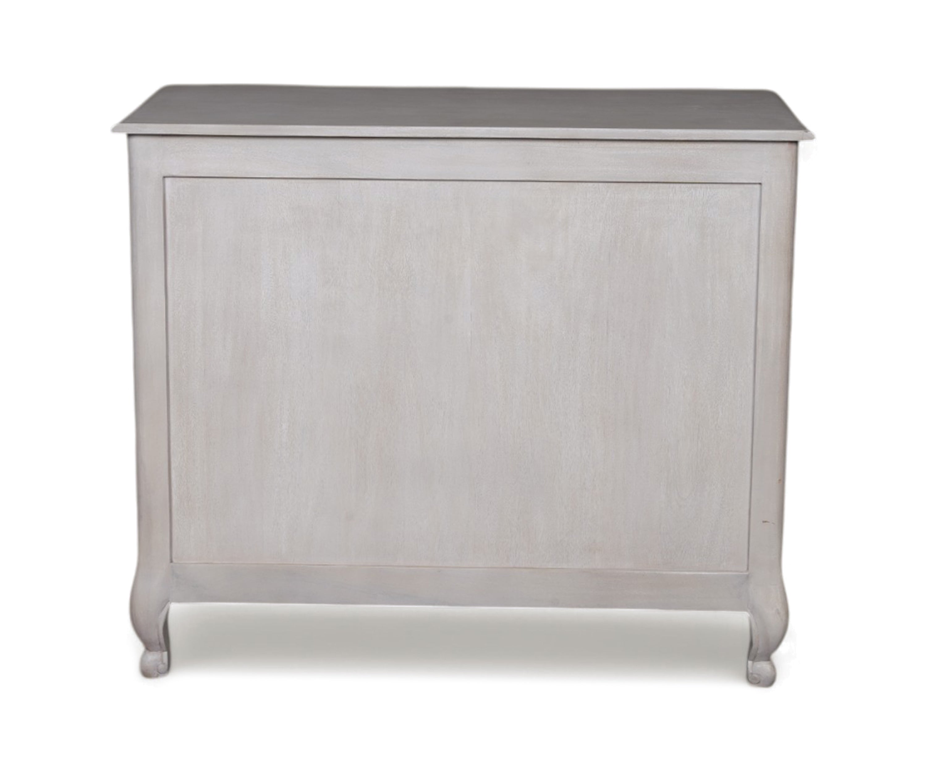 French Provincial 3 Drawer Chest of Drawers in Distressed Finish